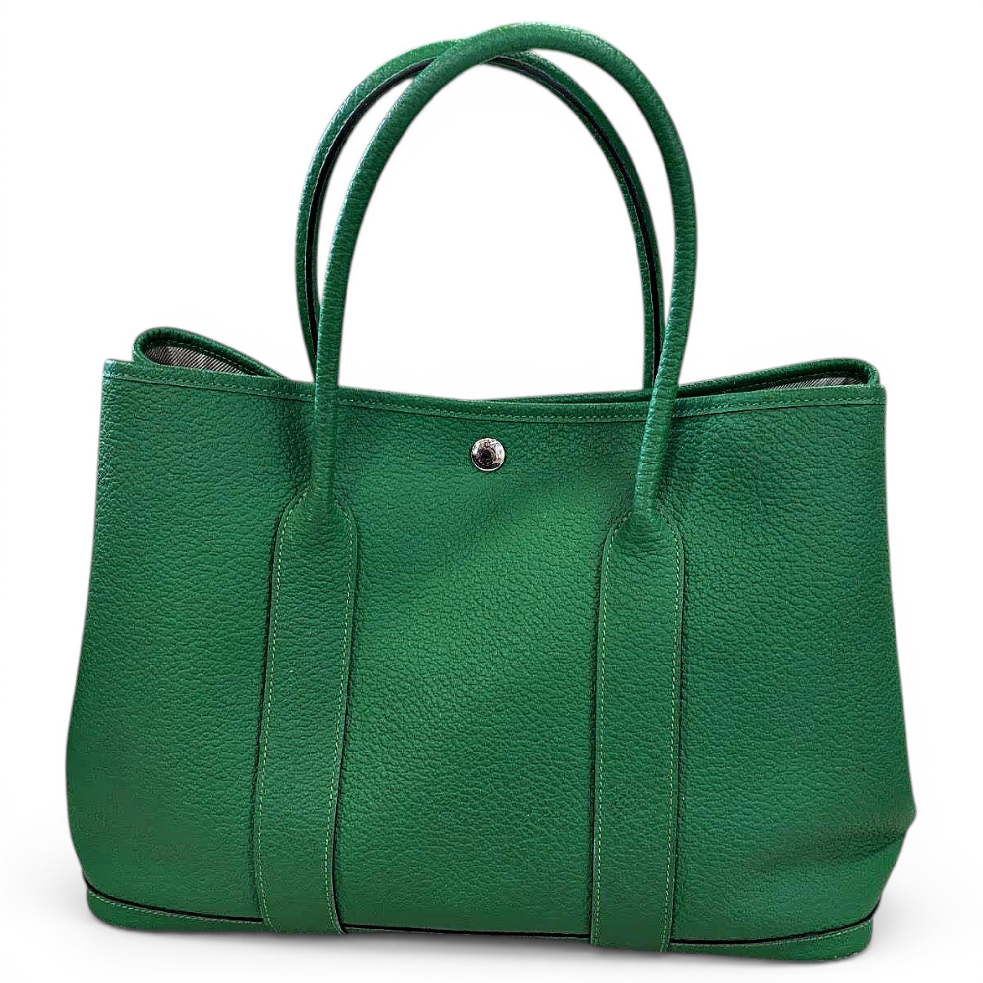 Garden Party leather handbag
