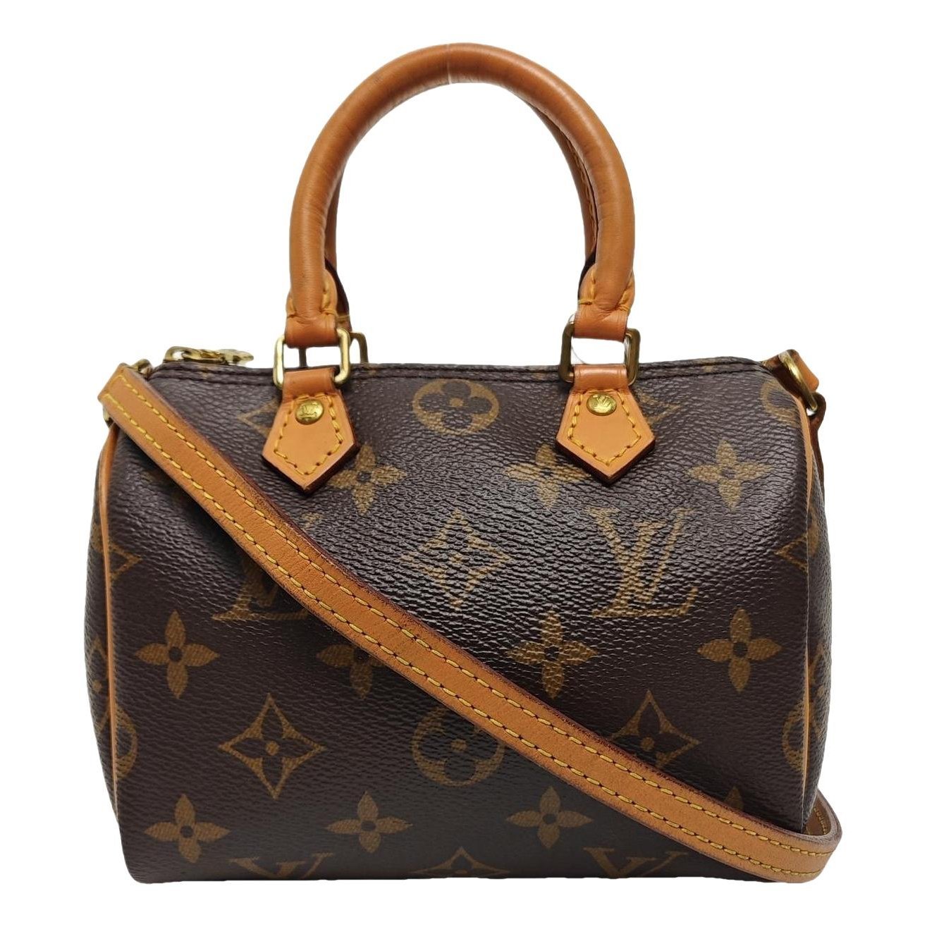 Nano Speedy / Mini HL leather handbag