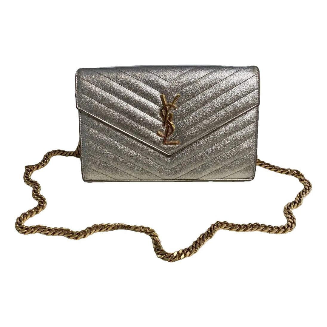 Portefeuille enveloppe leather crossbody bag