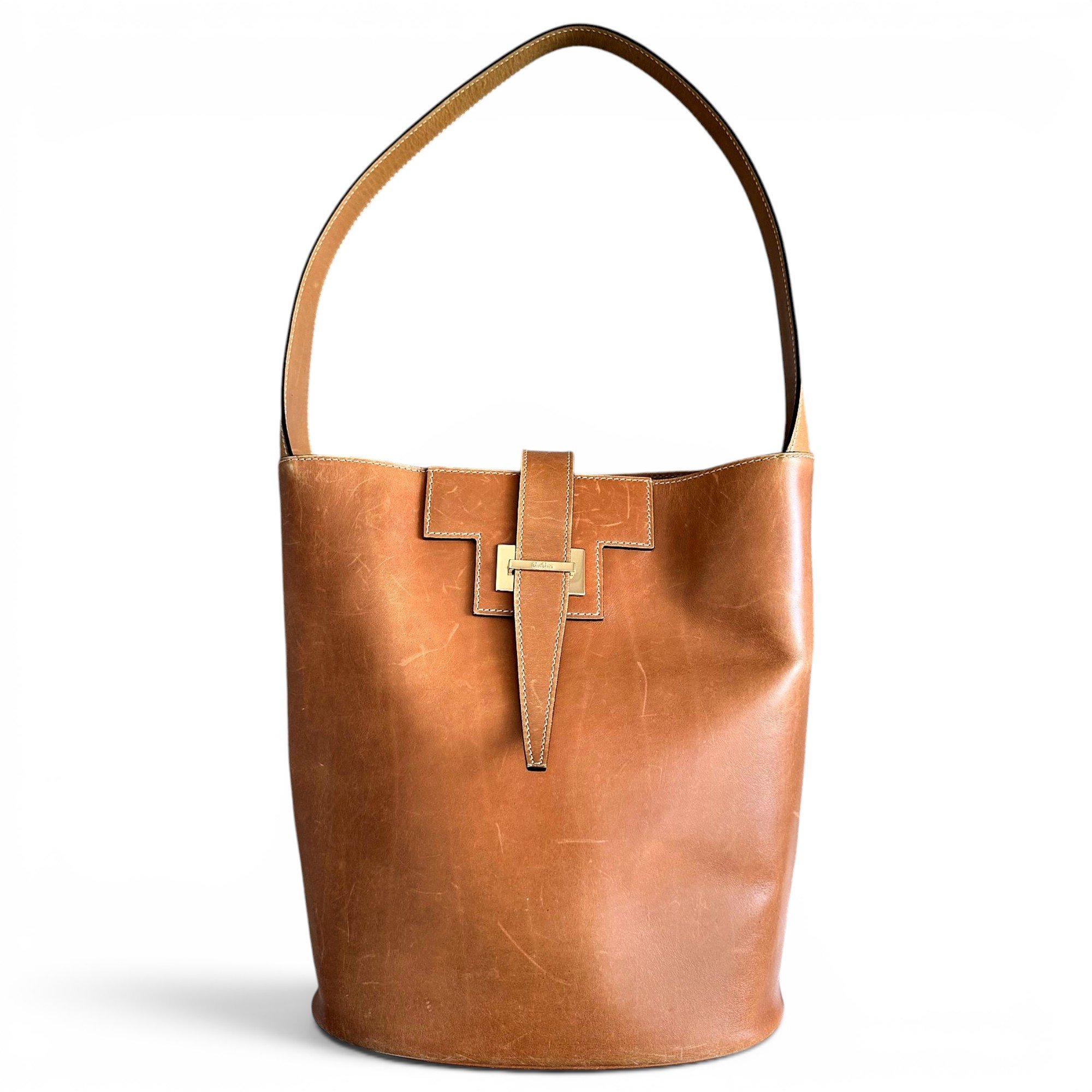 Leather handbag