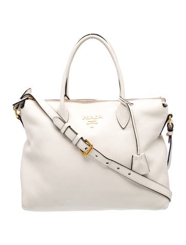 Vitello Daino Leather Top Handle Bag