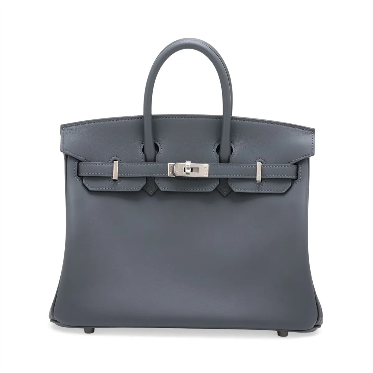 Hermès Birkin 25 Le Tournay Veau Swift Grimisty Silver Metal Fittings