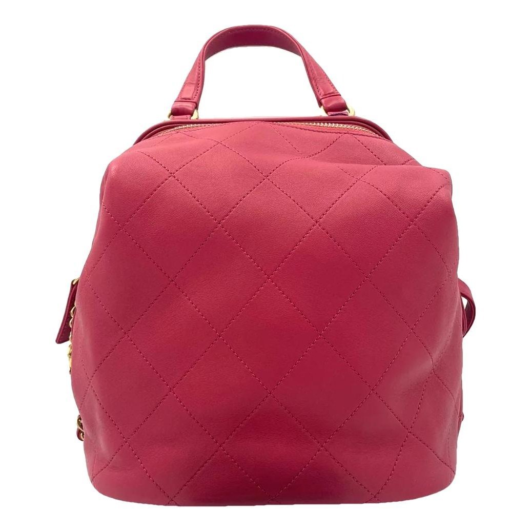 Leather backpack