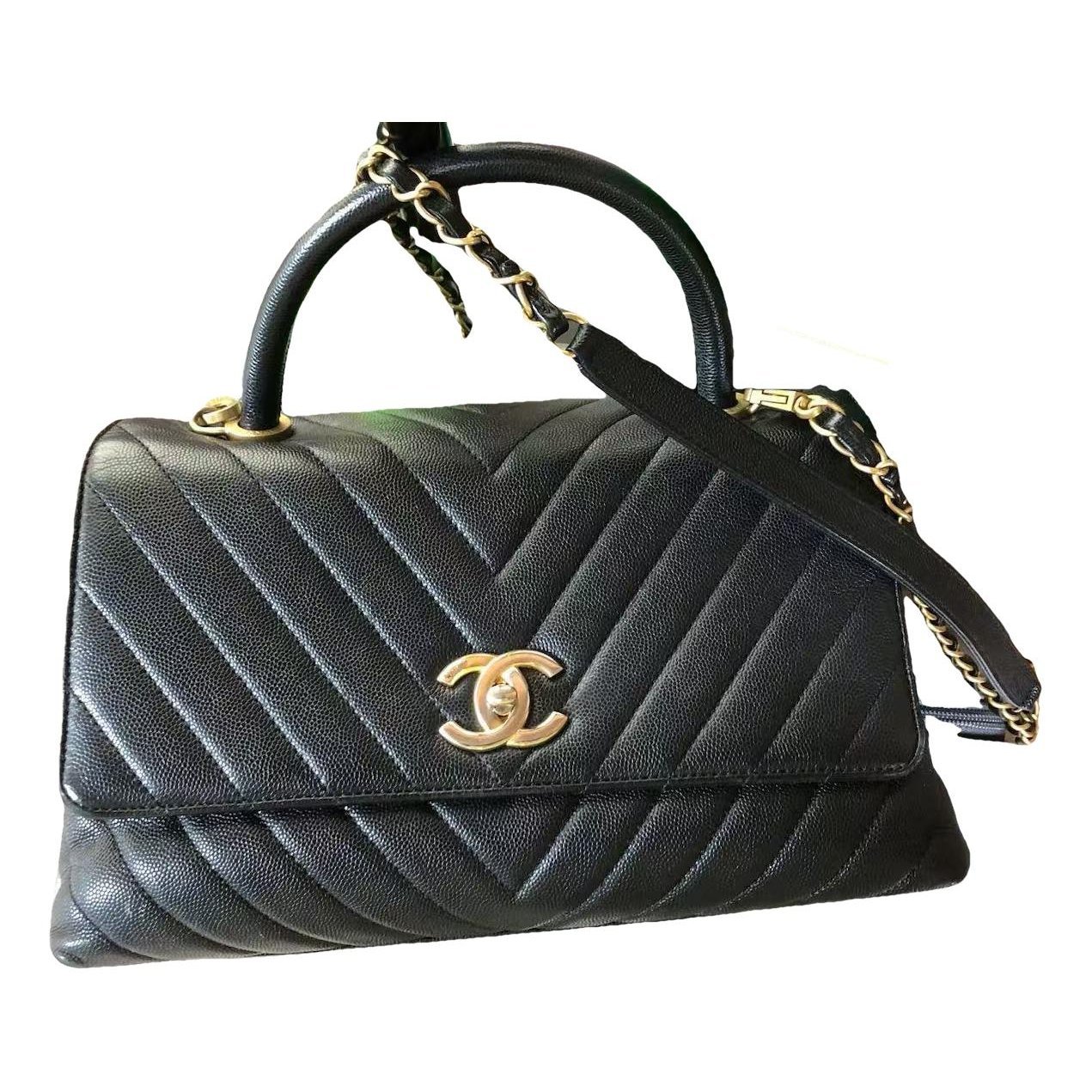 Leather handbag