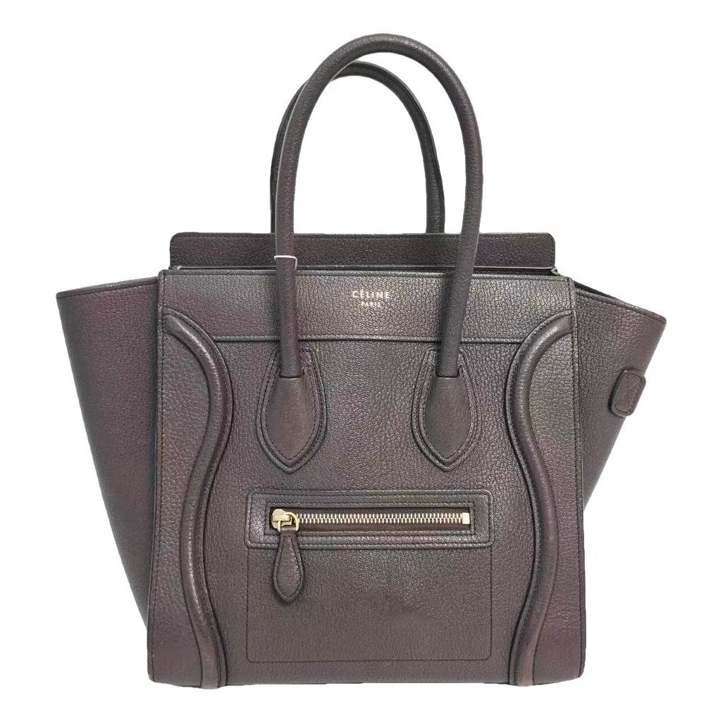 Luggage leather handbag