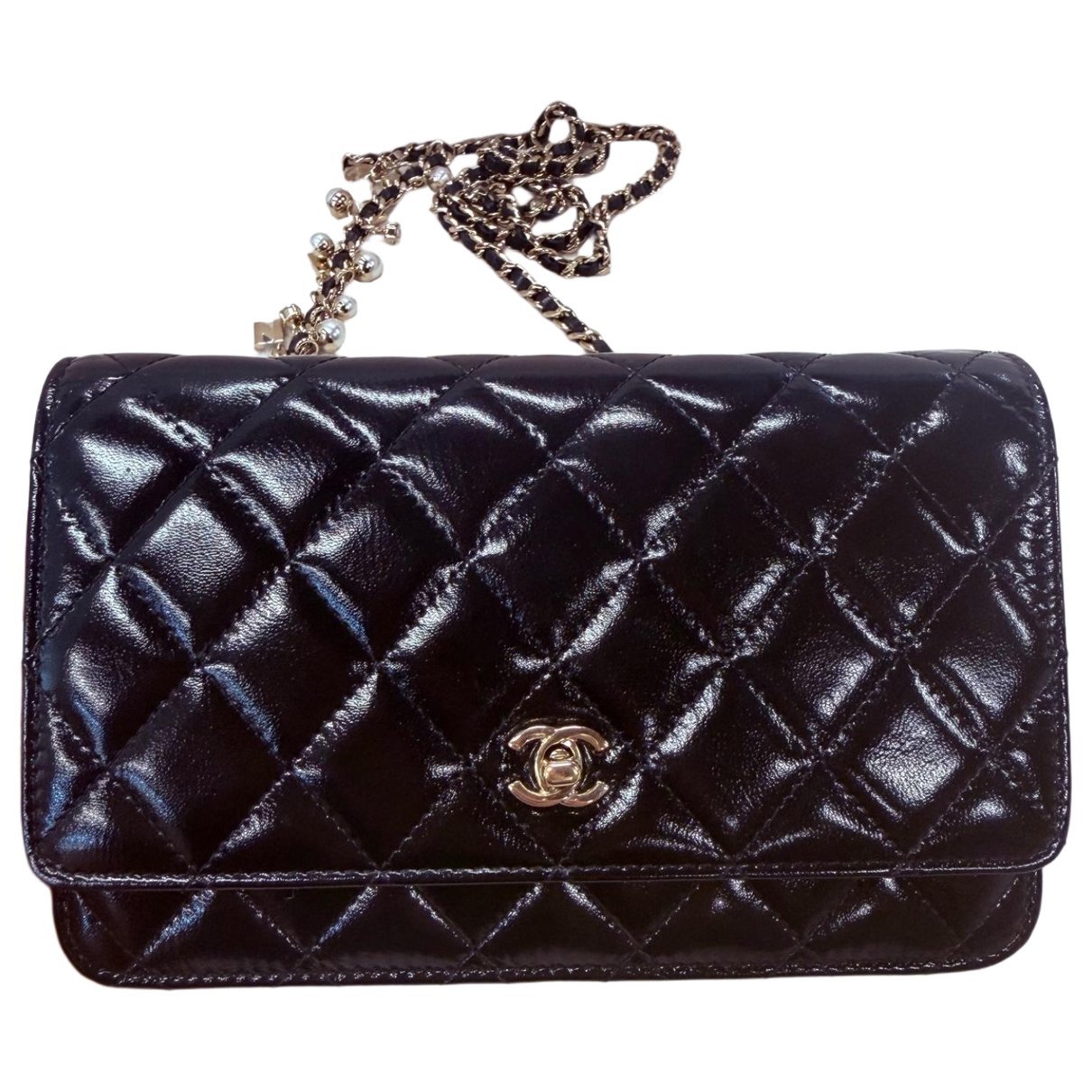 Wallet On Chain Timeless/Classique leather handbag