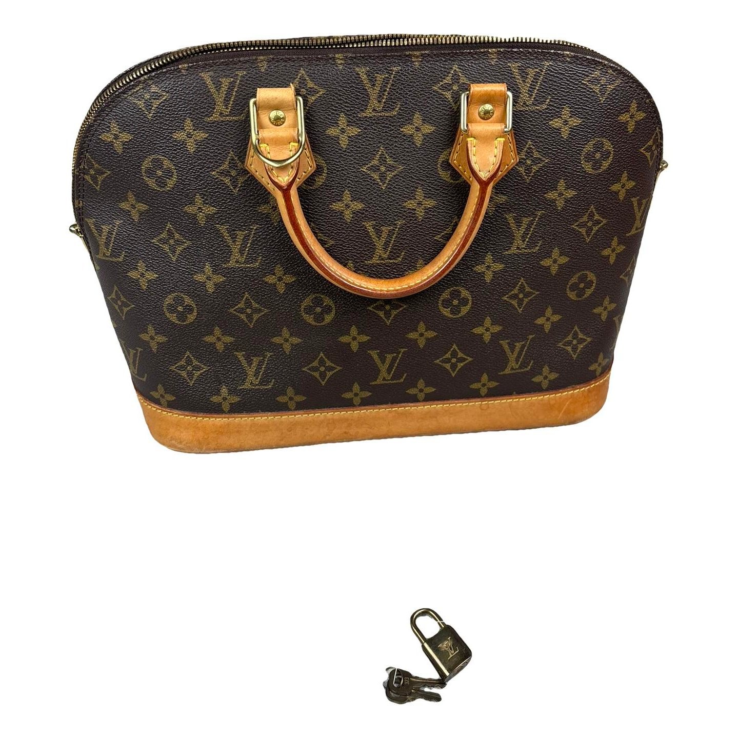 Alma leather handbag