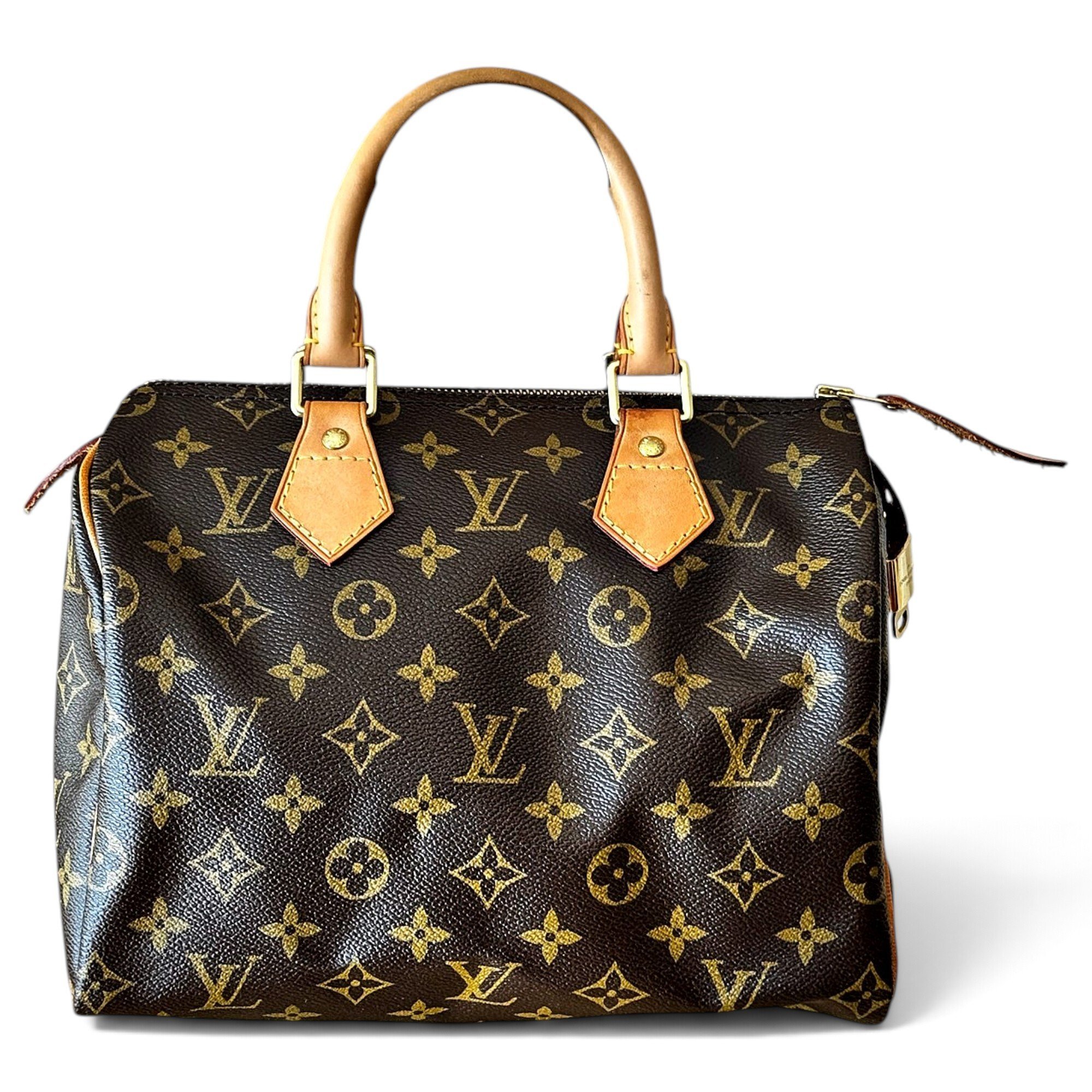 Speedy leather handbag