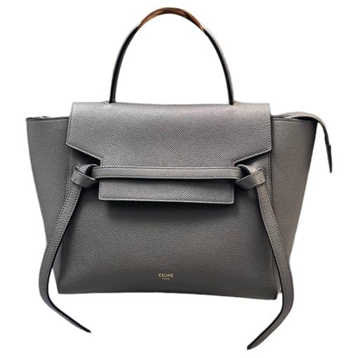 Belt leather handbag