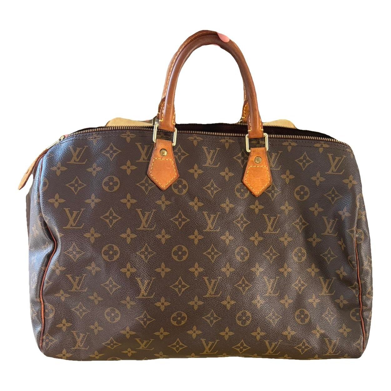 Speedy leather handbag