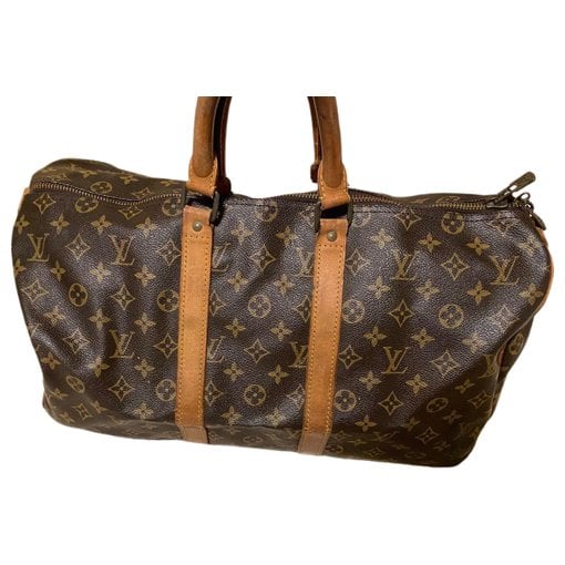 Louis Vuitton Leather bowling bag