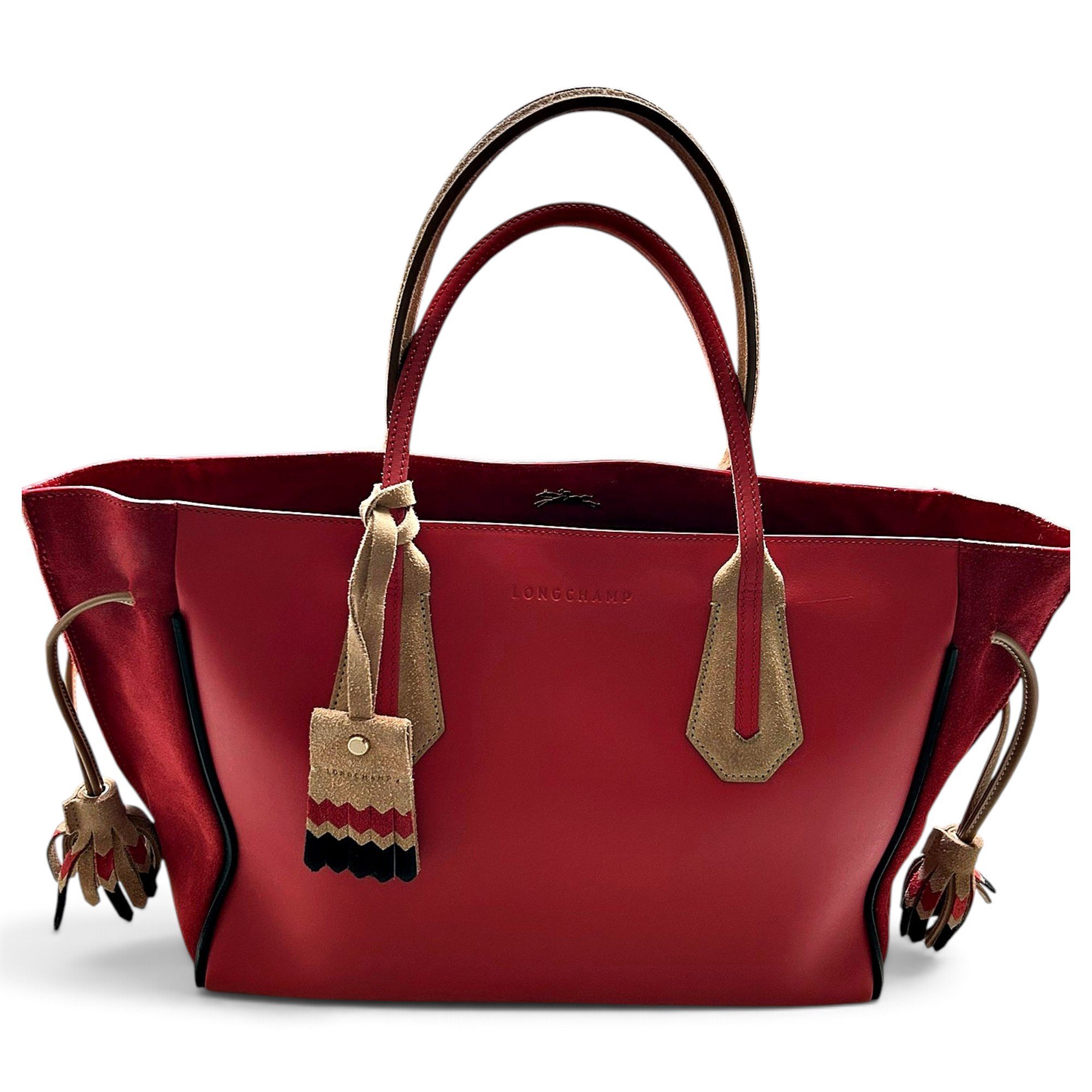 Leather tote