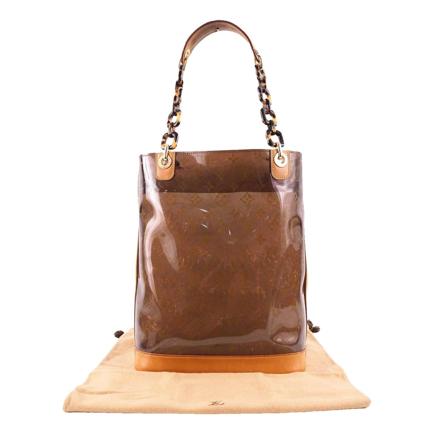 Ambre vinyl handbag