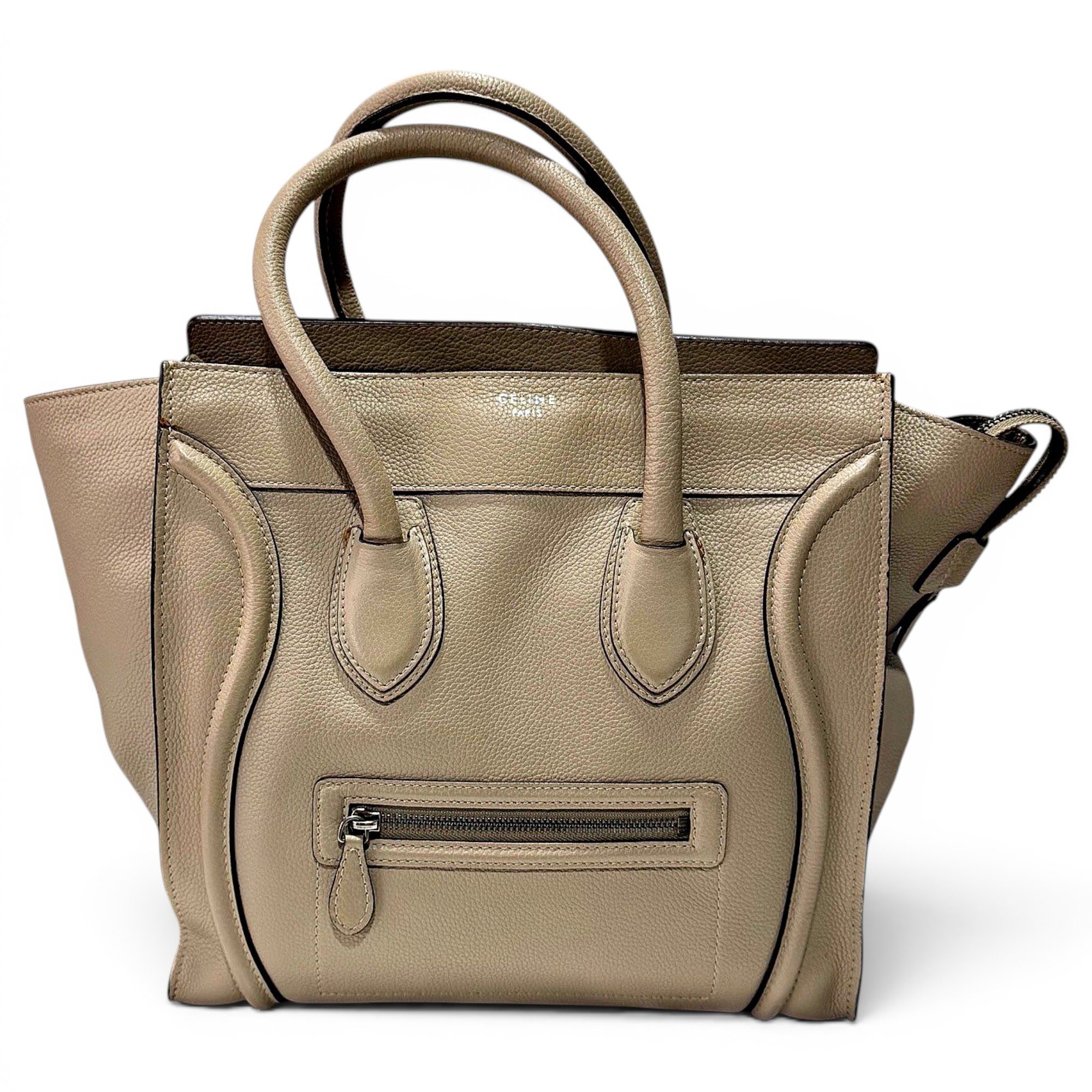 Luggage leather handbag