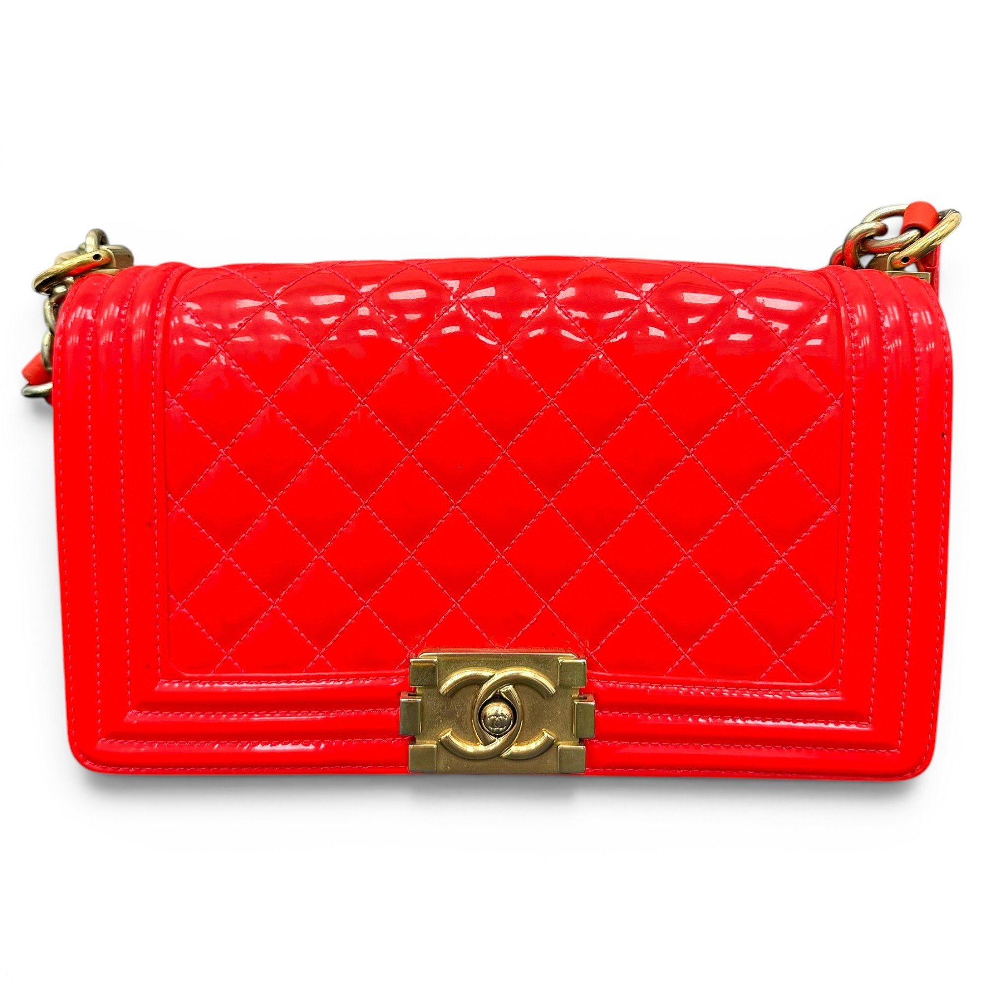 Boy patent leather handbag