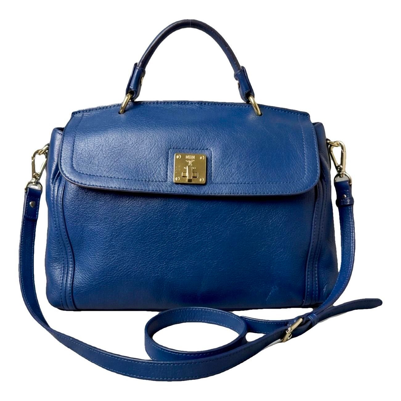 Leather travel bag
