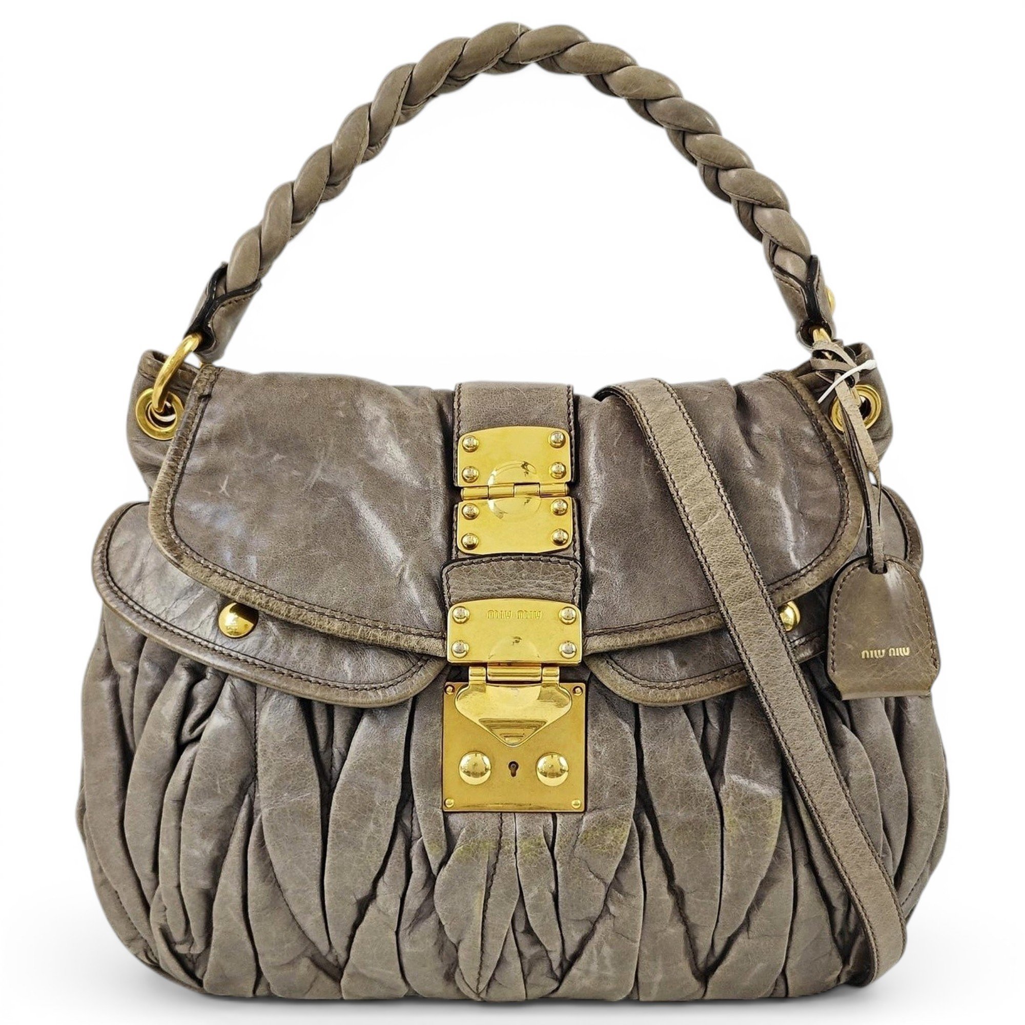 Leather handbag