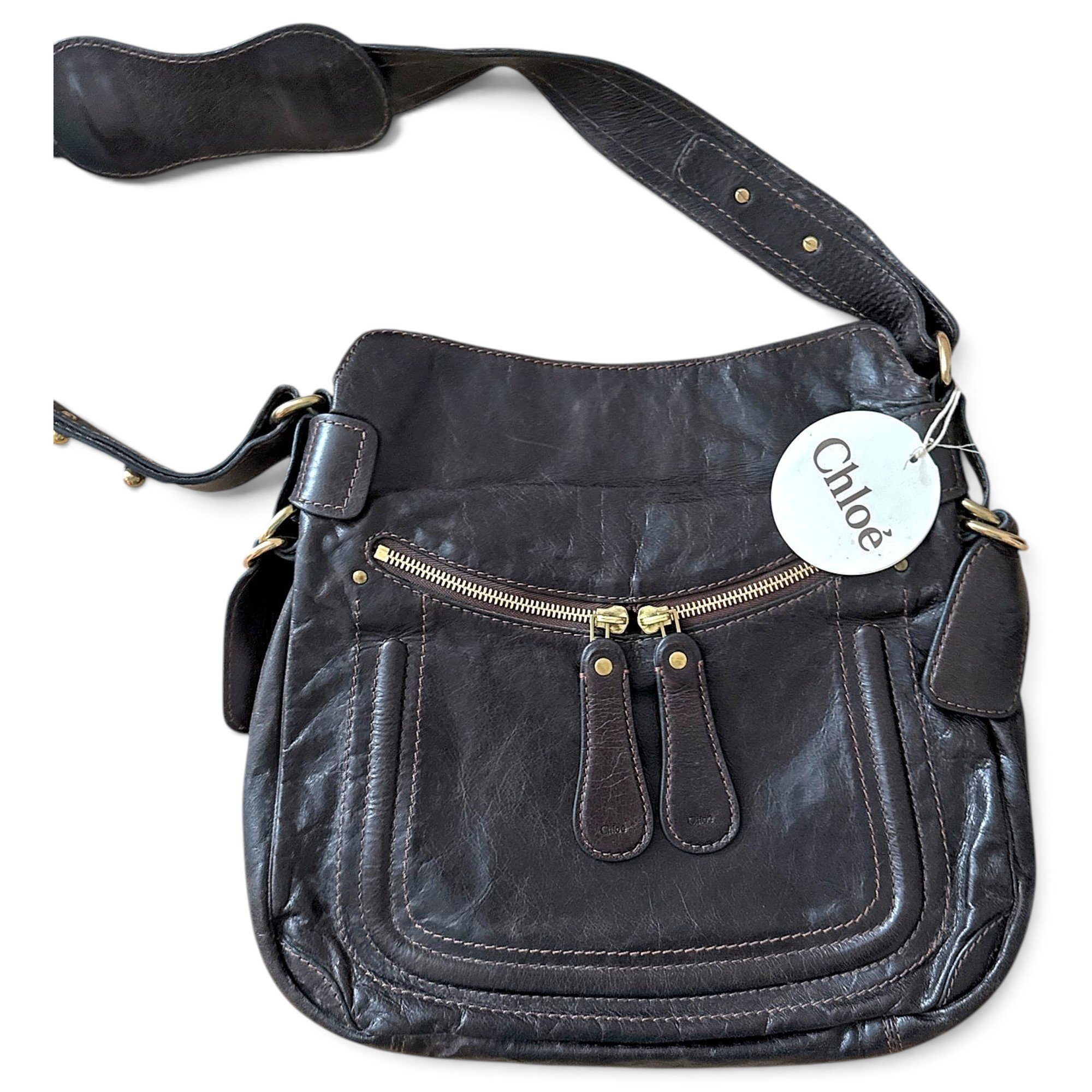 Leather handbag