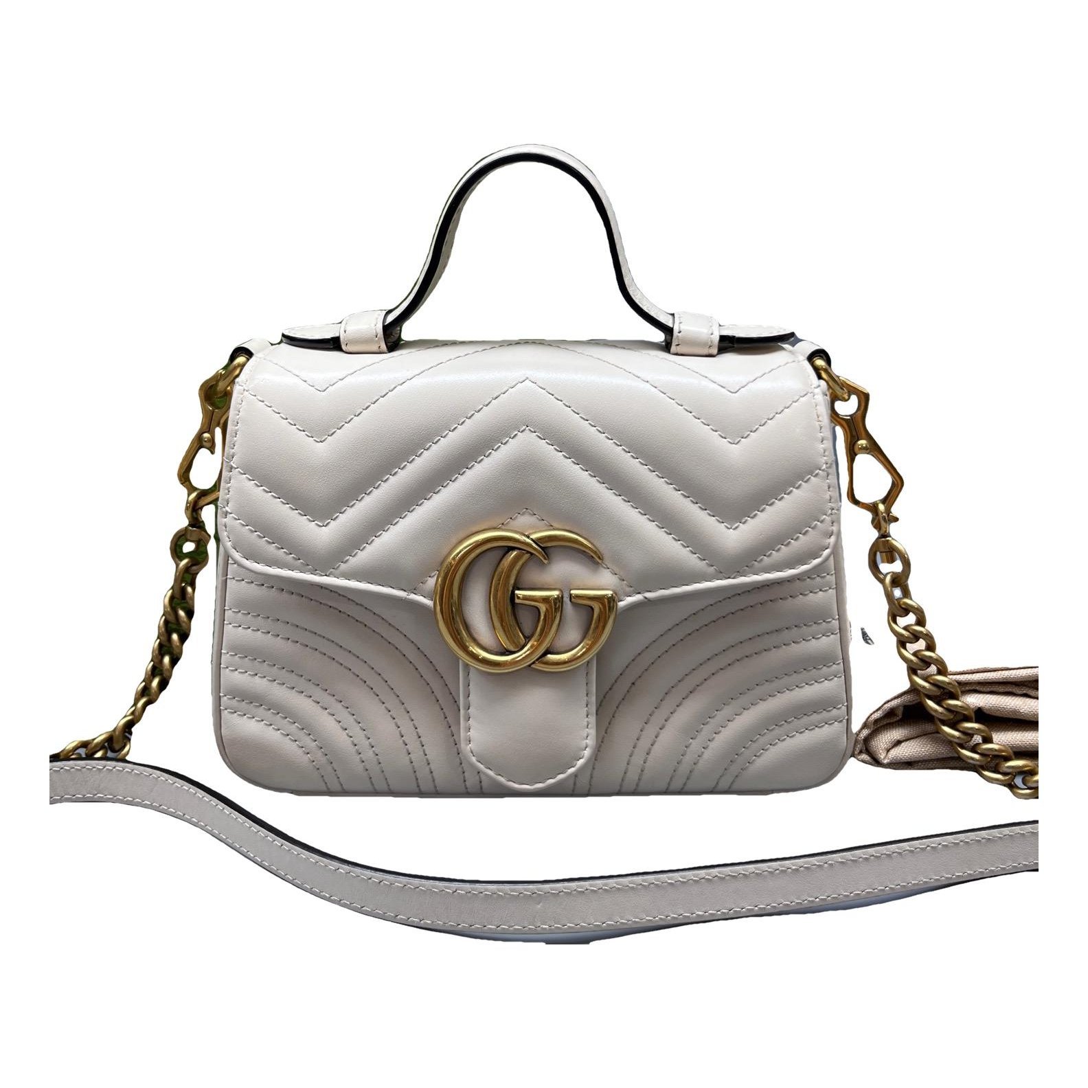 GG Marmont Flap leather handbag