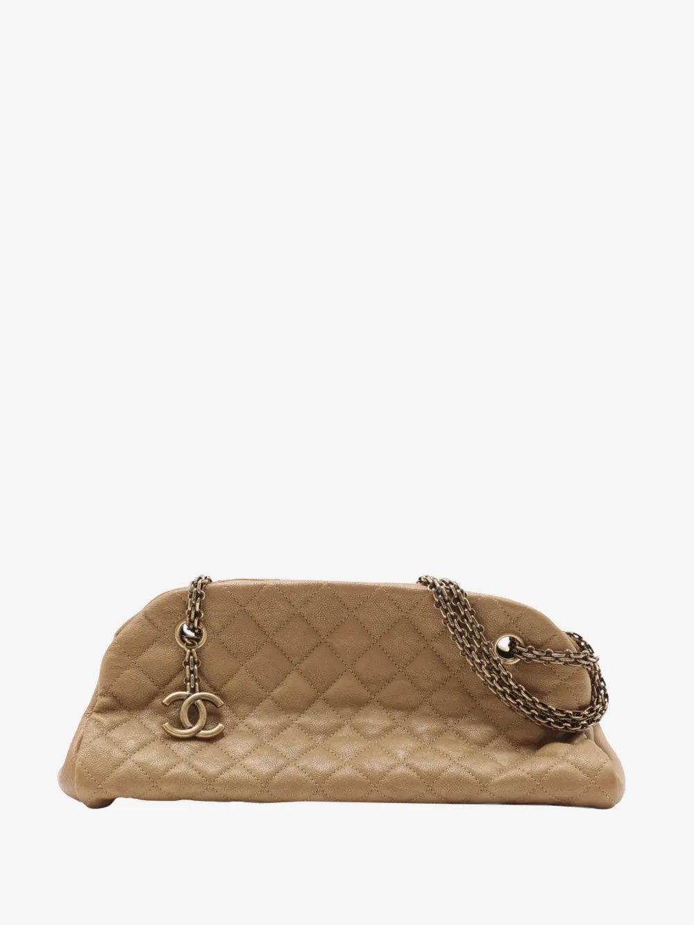 2010-2011 Medium Caviar Just Mademoiselle Bowling Bag shoulder bag