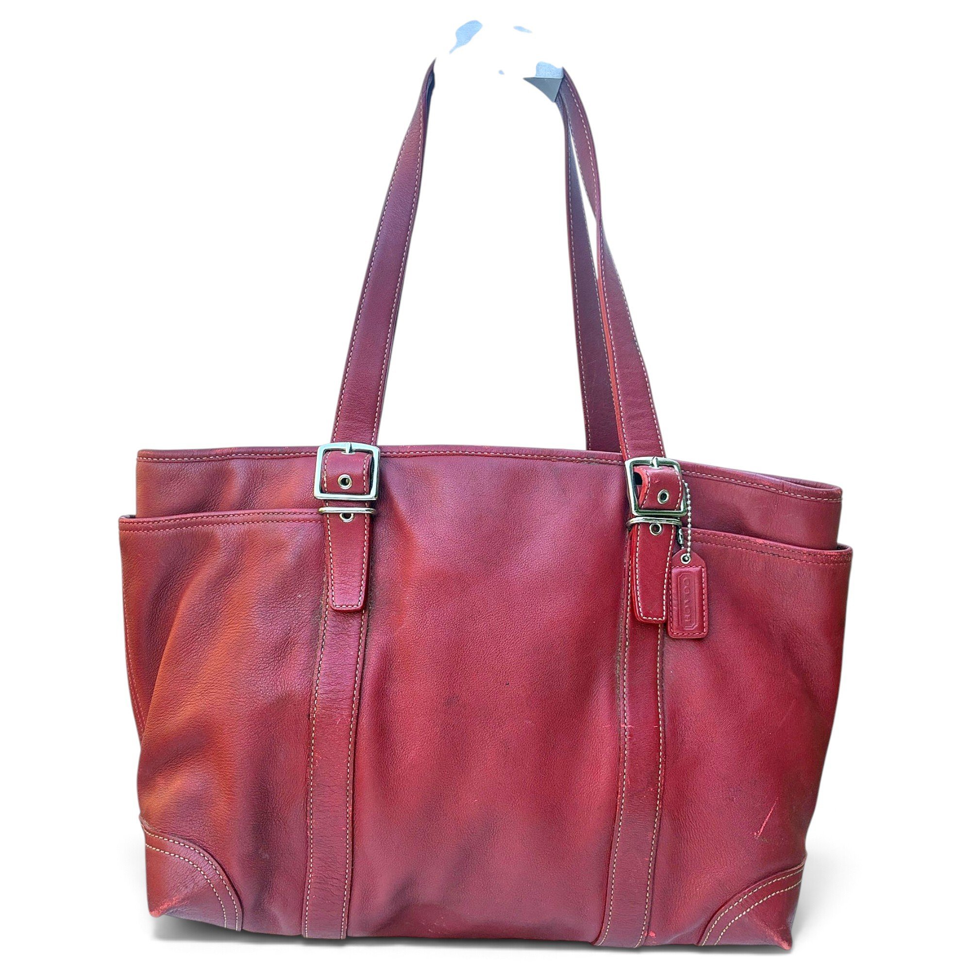 Leather tote