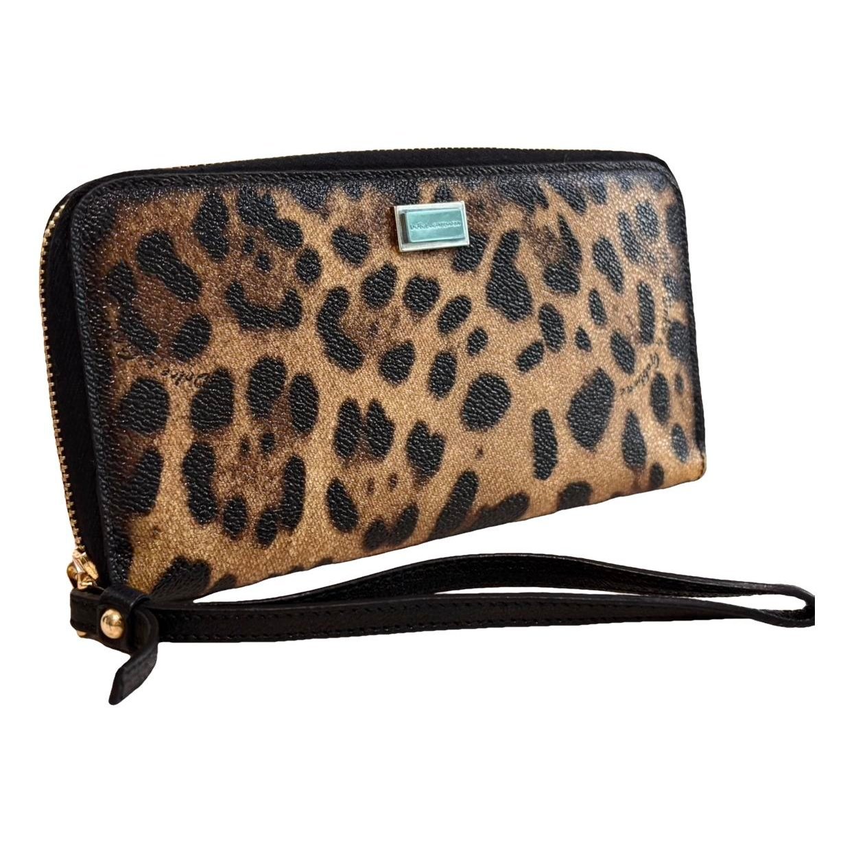 Dolce & Gabbana Sicily leather clutch bag