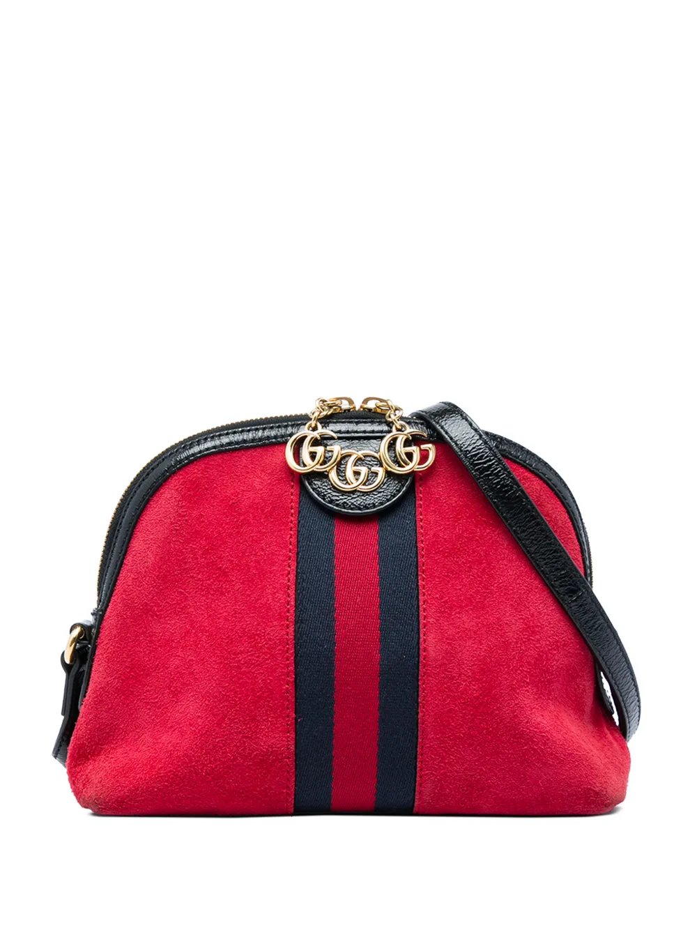 2016-2026 Small Suede Web Ophidia Dome crossbody bag