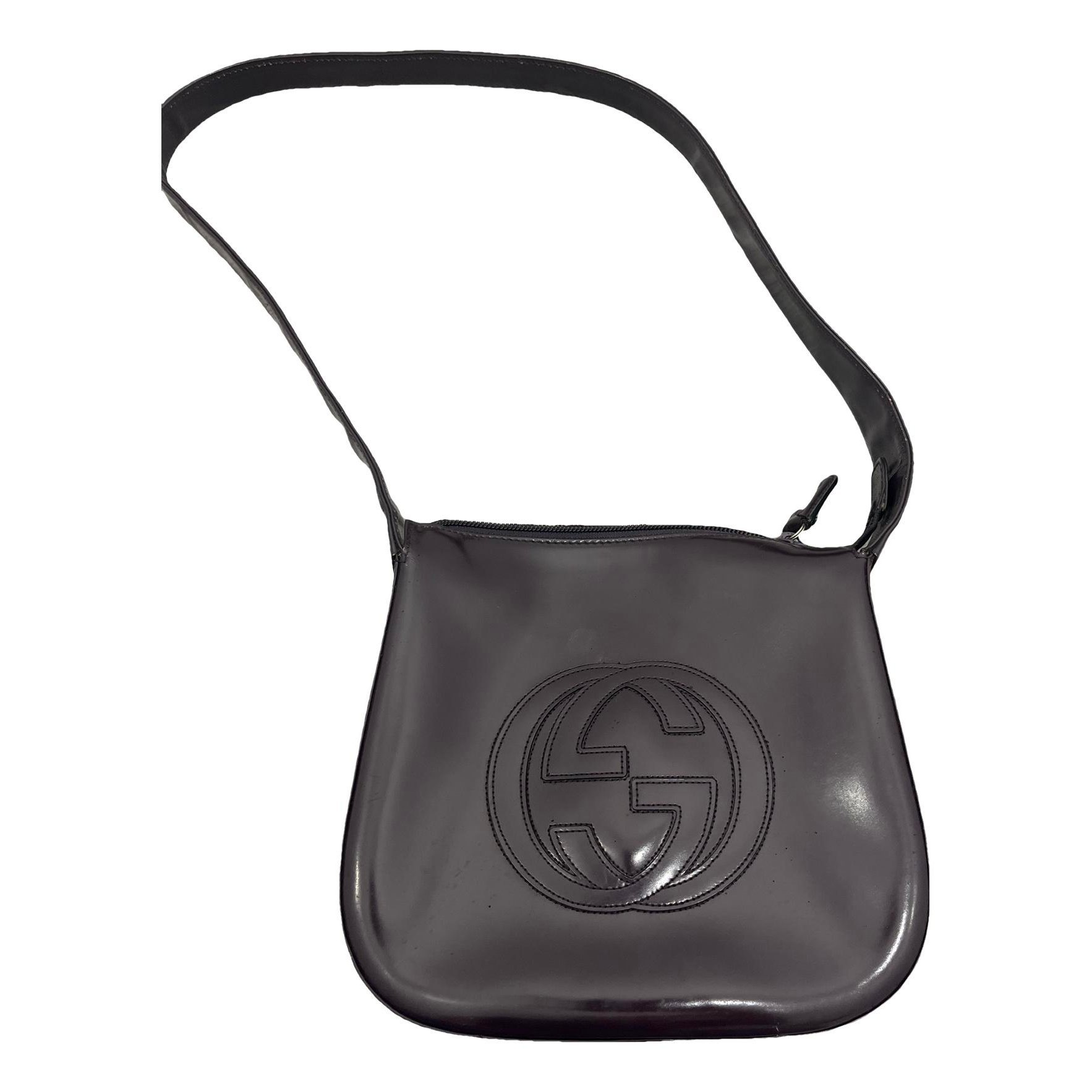 Blondie patent leather handbag