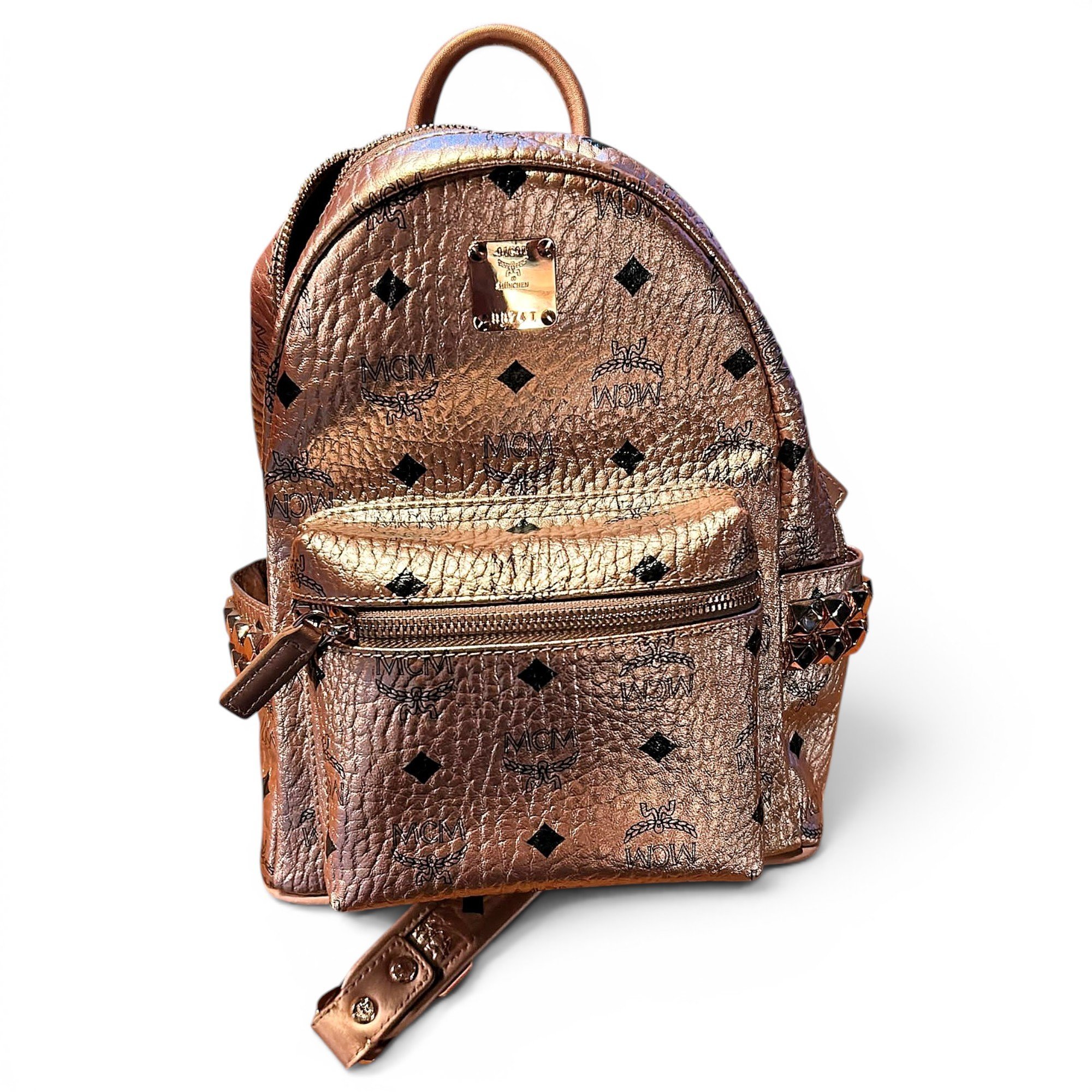 Stark leather backpack