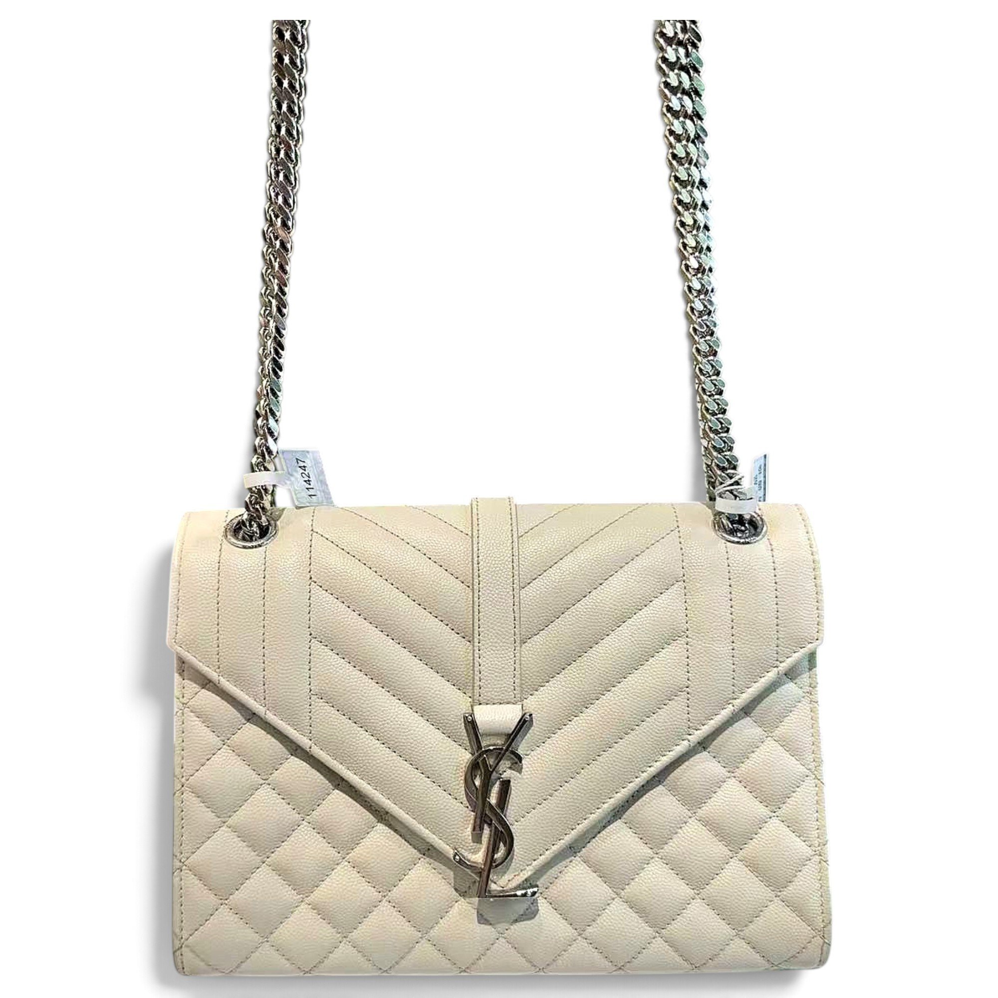 Saint Laurent Envelope leather handbag