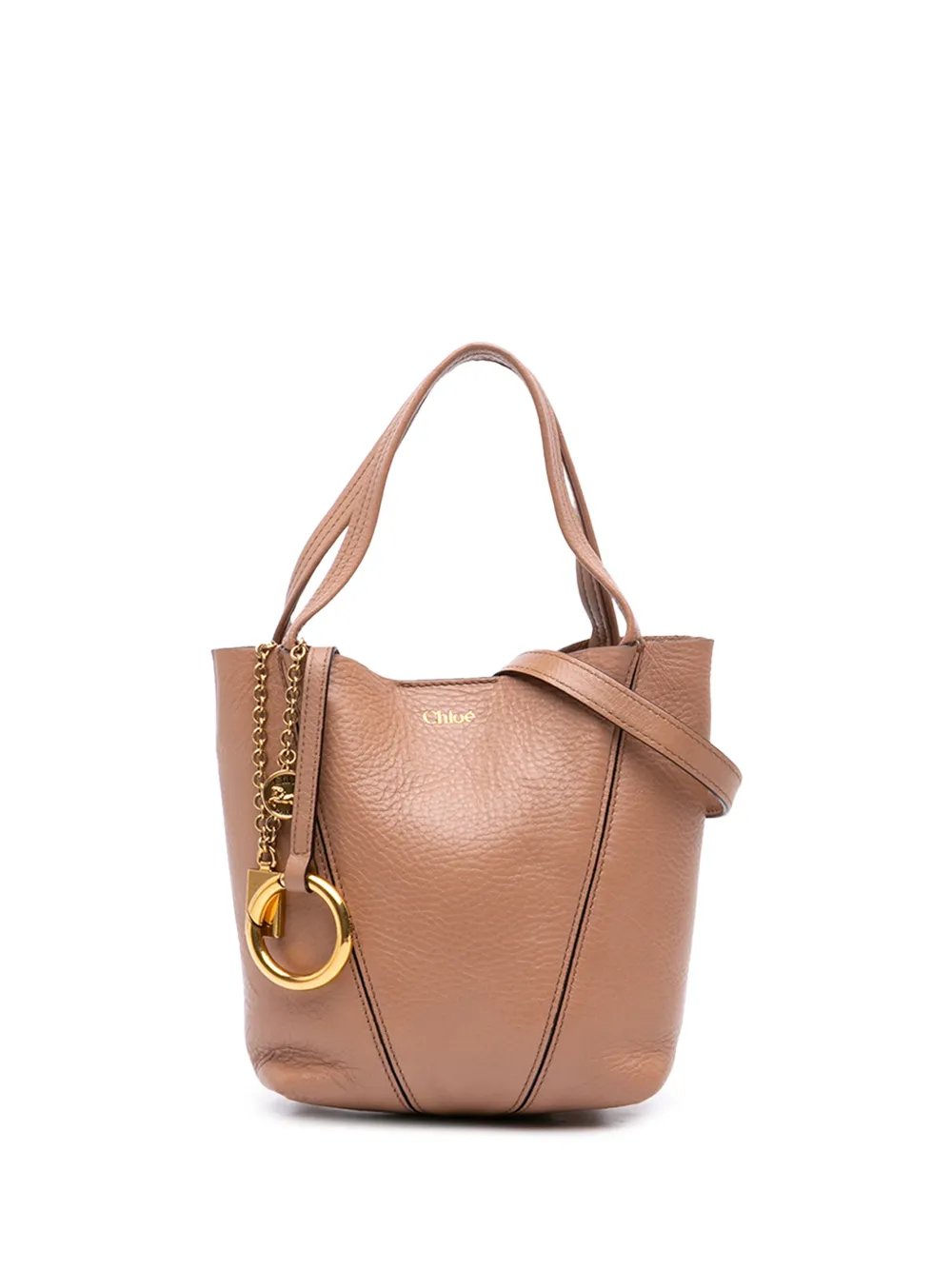 2025 Small Grained Calfskin Spin satchel
