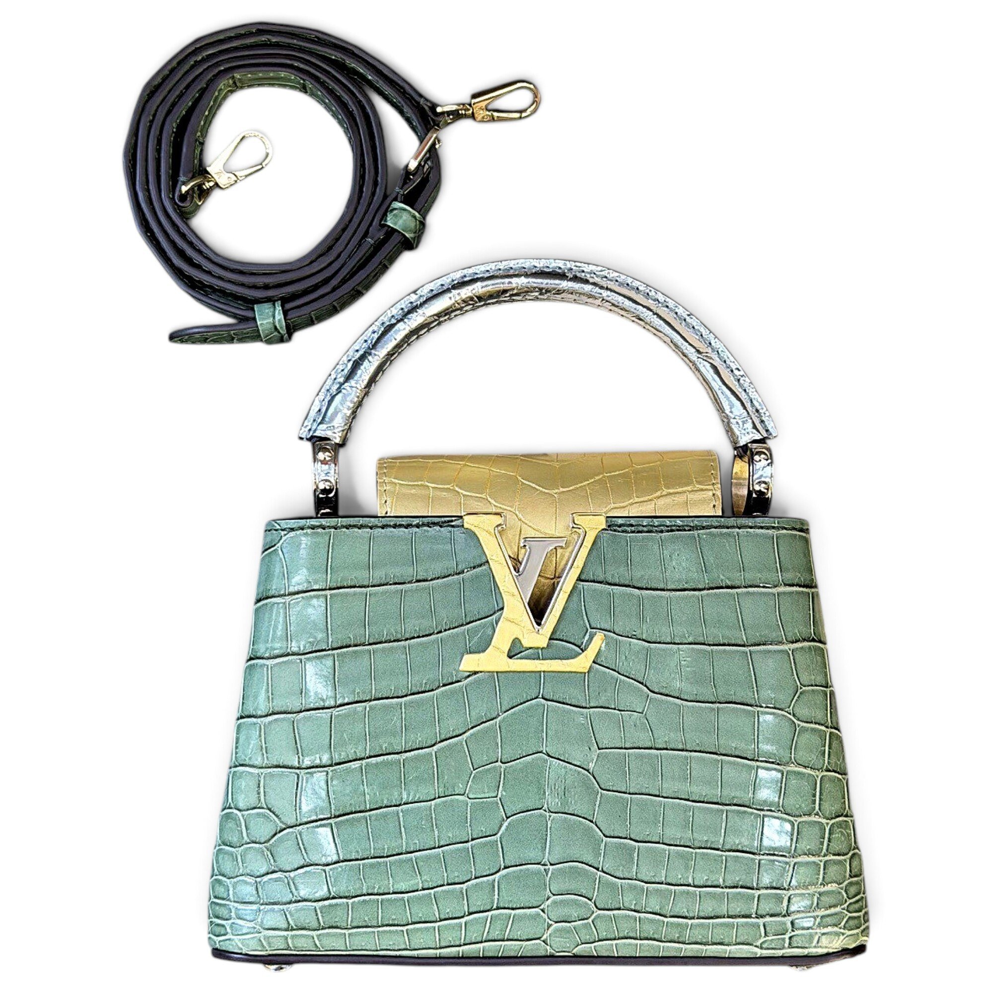 Capucines leather handbag