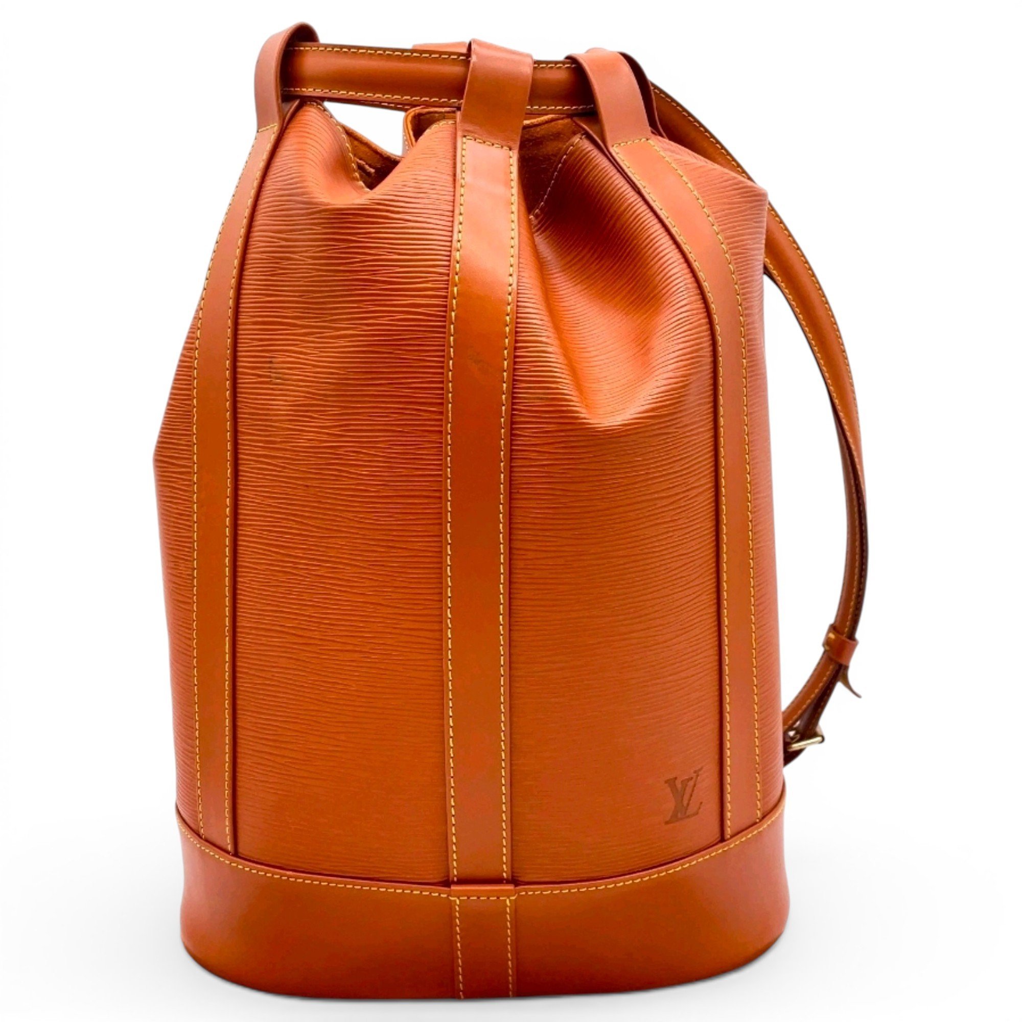 Randonnée leather backpack