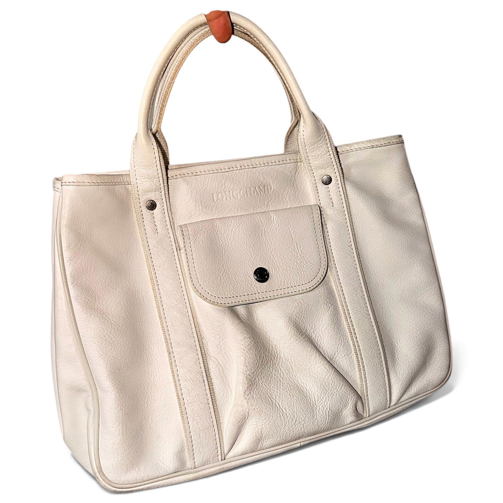 Leather tote