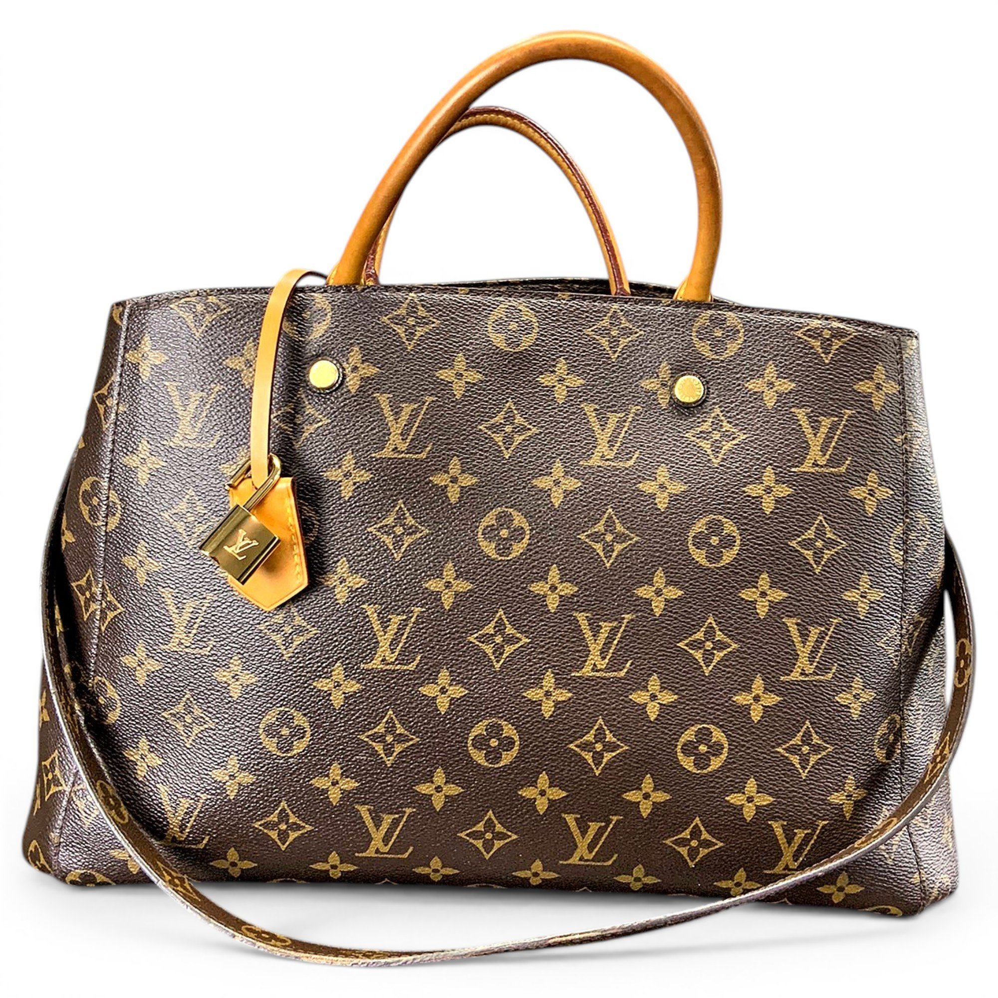 Louis Vuitton Montaigne leather handbag