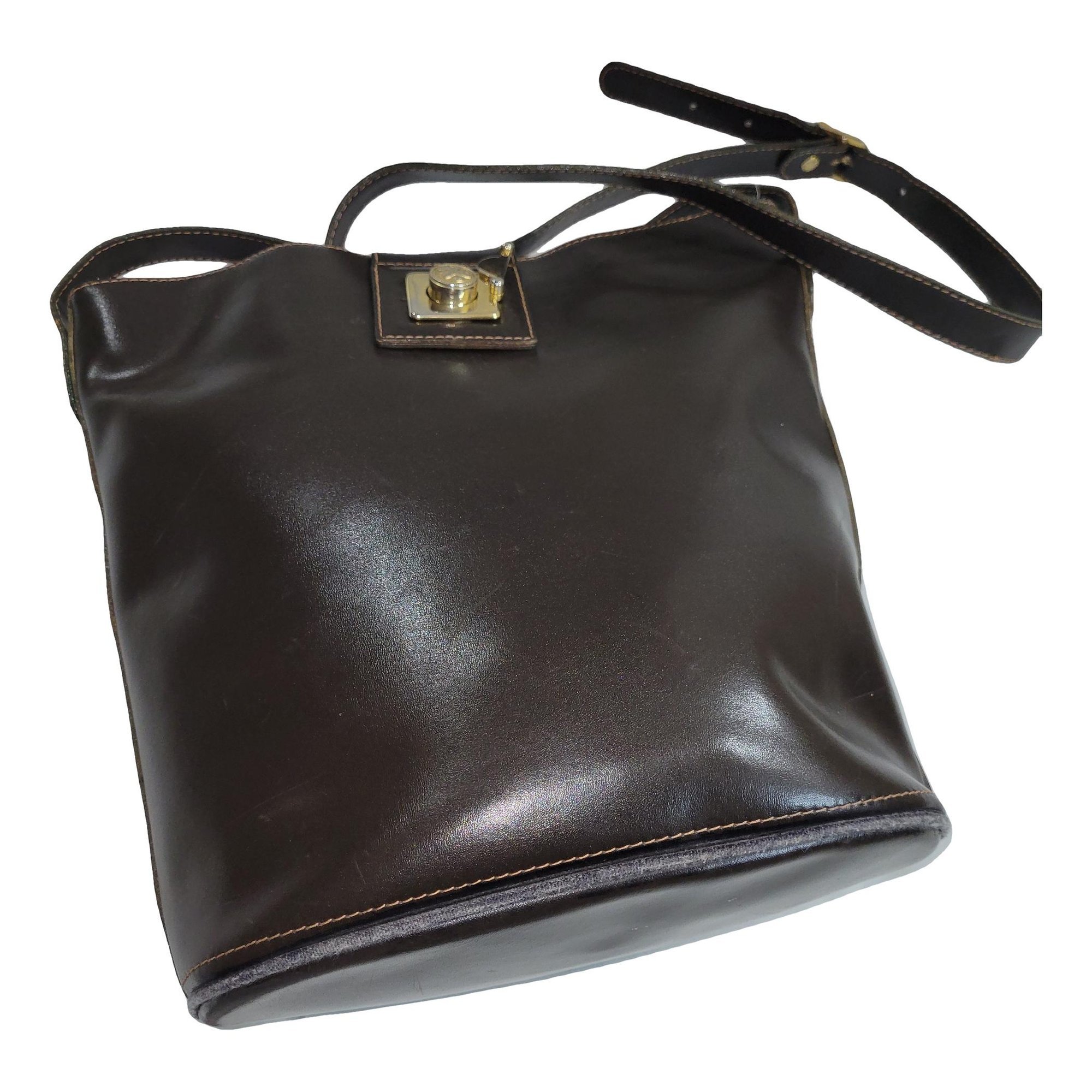 Leather handbag