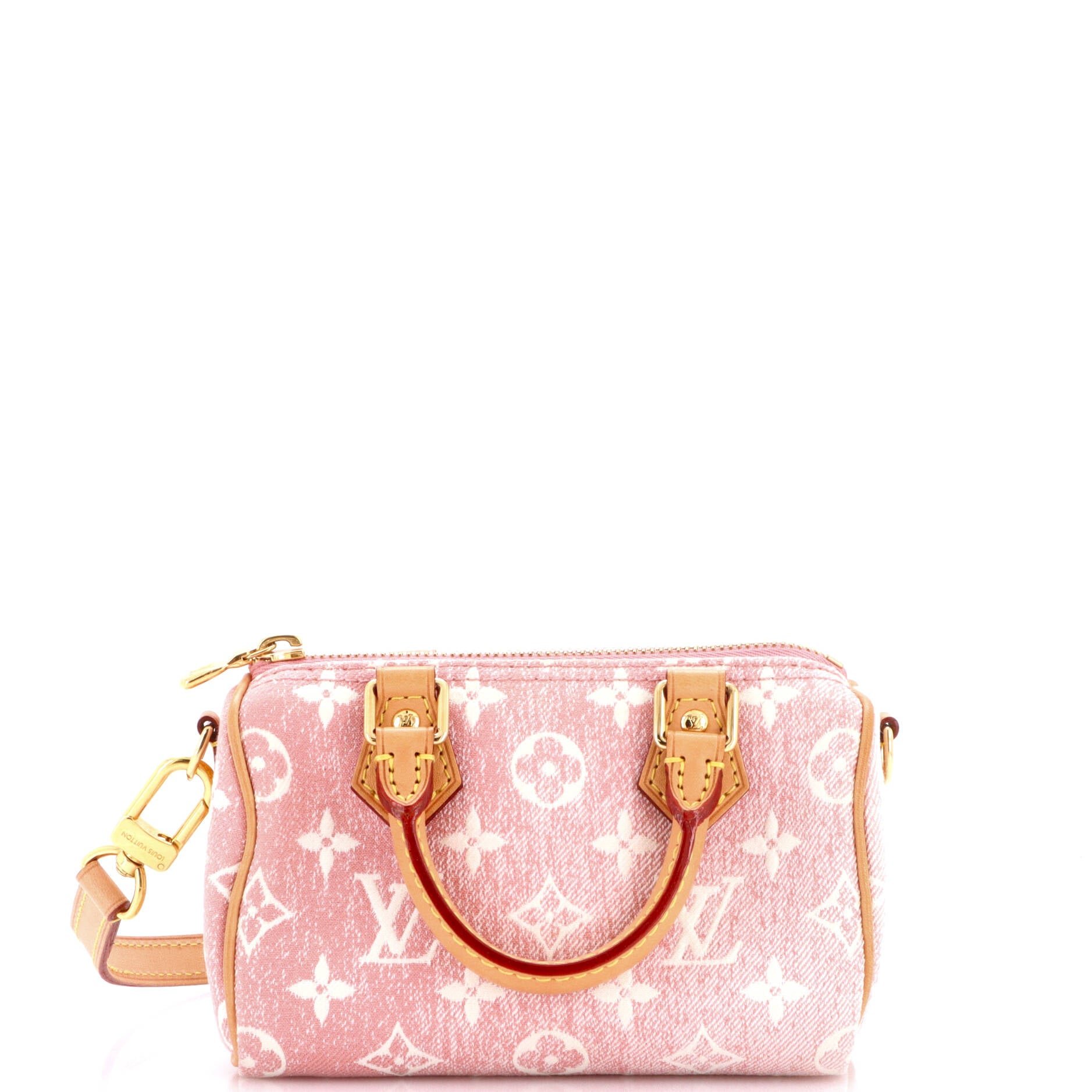 Louis Vuitton Speedy Bandouliere NM Bag Monogram Jacquard Denim Nano