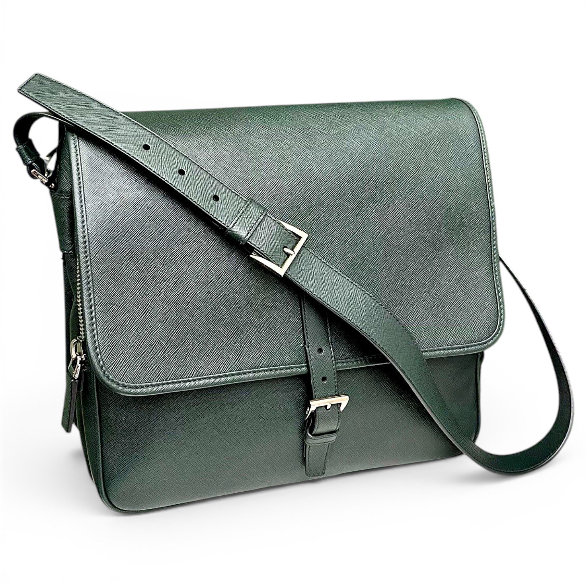 Leather crossbody bag