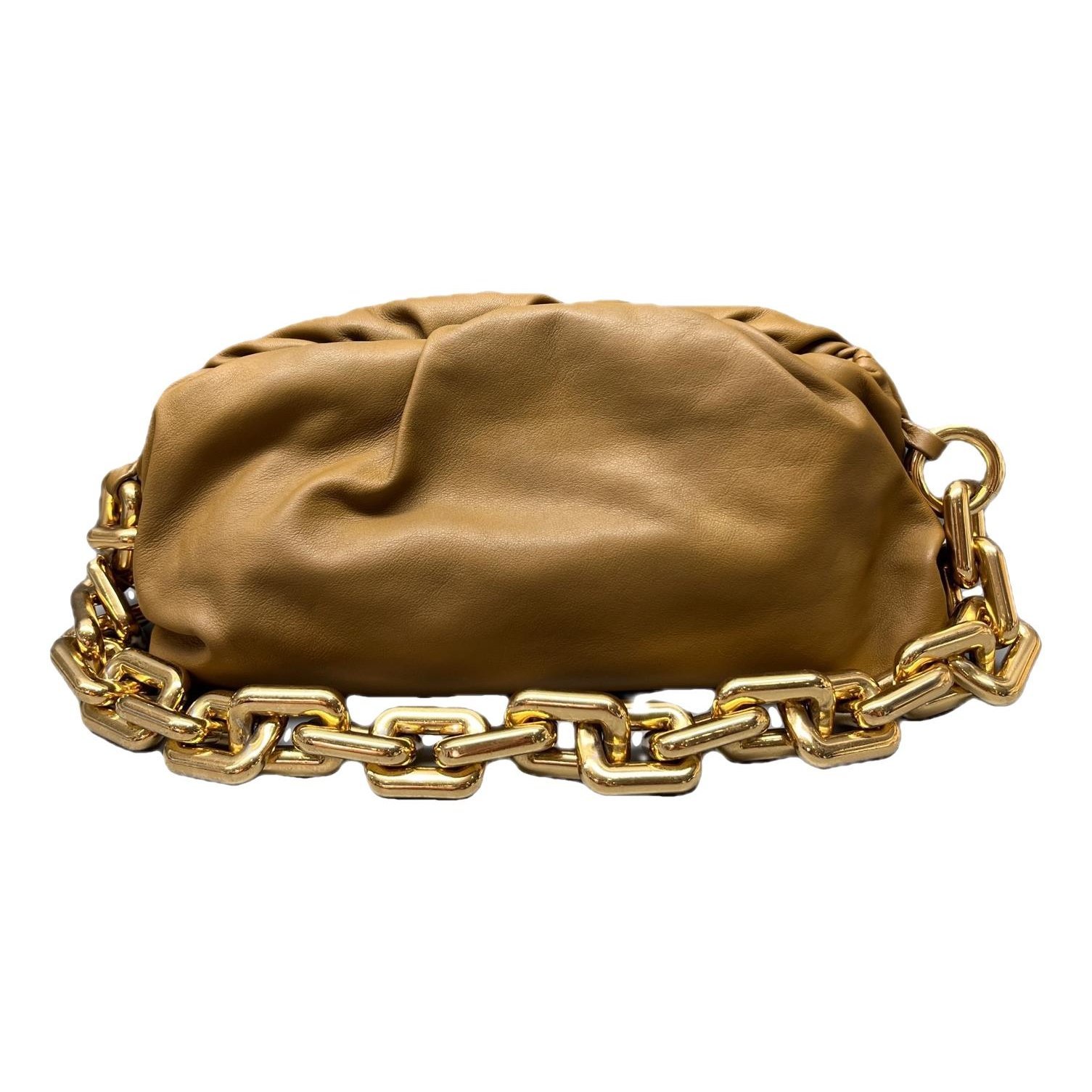 Chain Pouch leather handbag