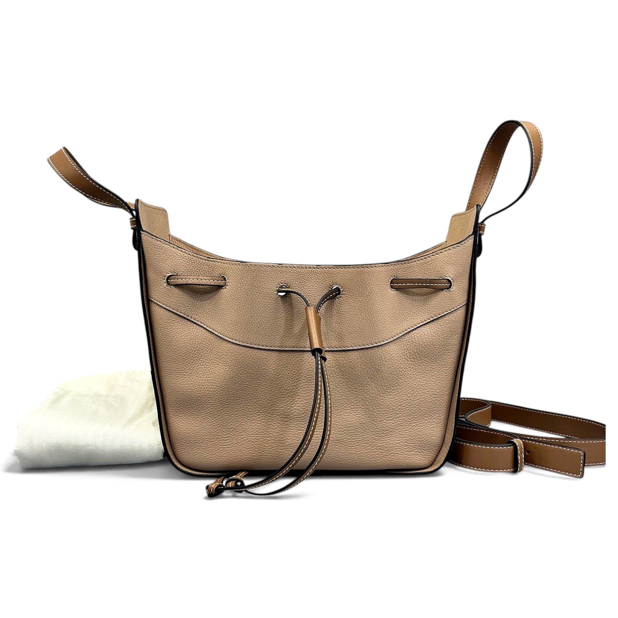 Hammock leather handbag