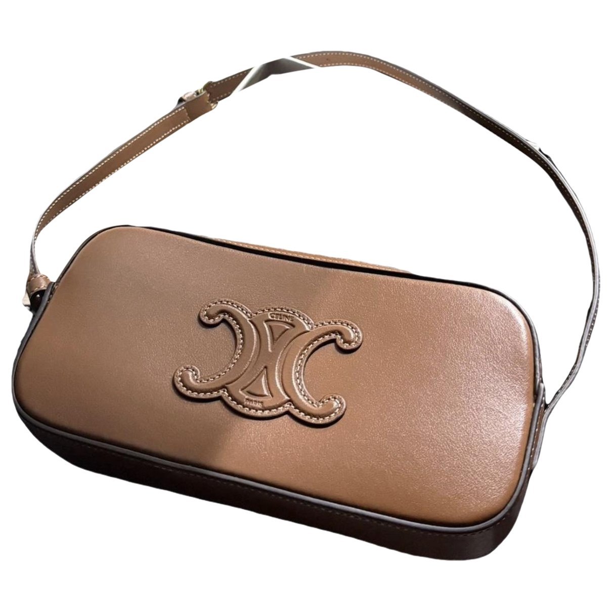 Triomphe leather handbag