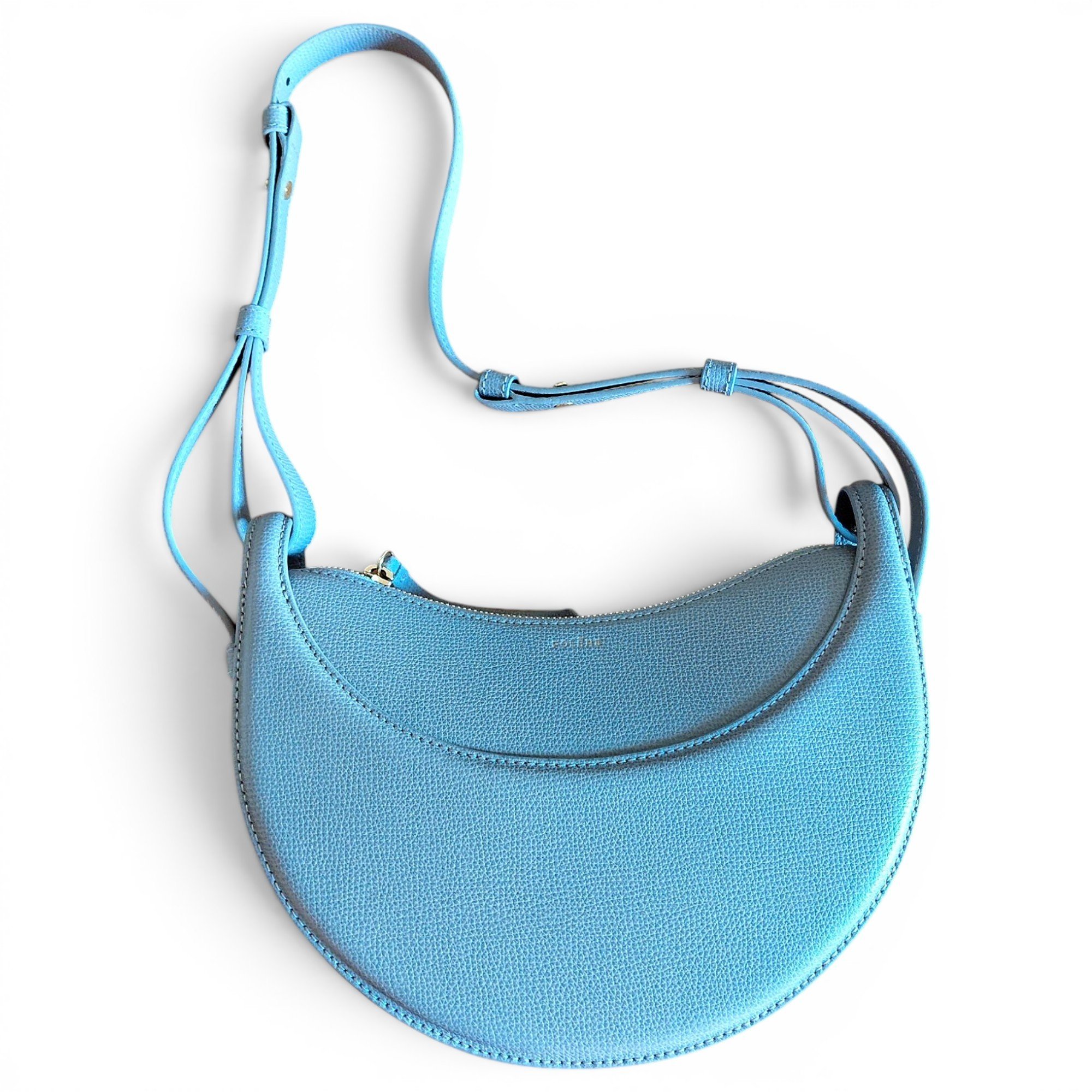 Polene Numéro Dix leather crossbody bag