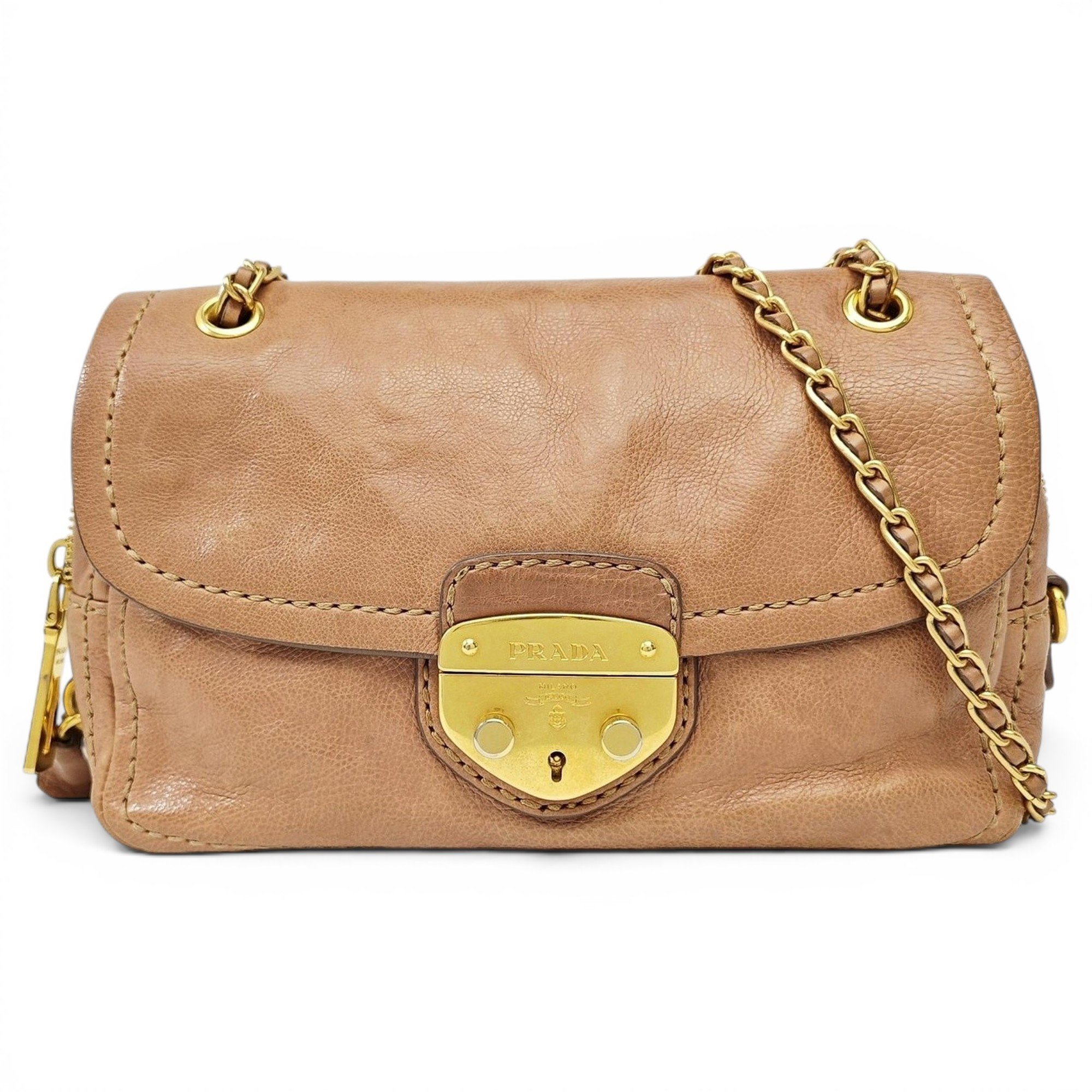 Leather handbag