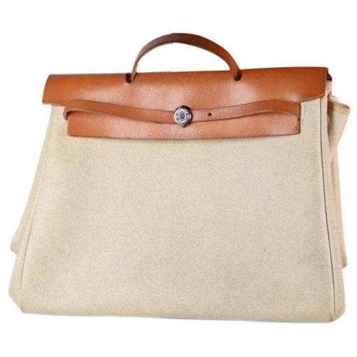 Hermes Herbag cloth handbag