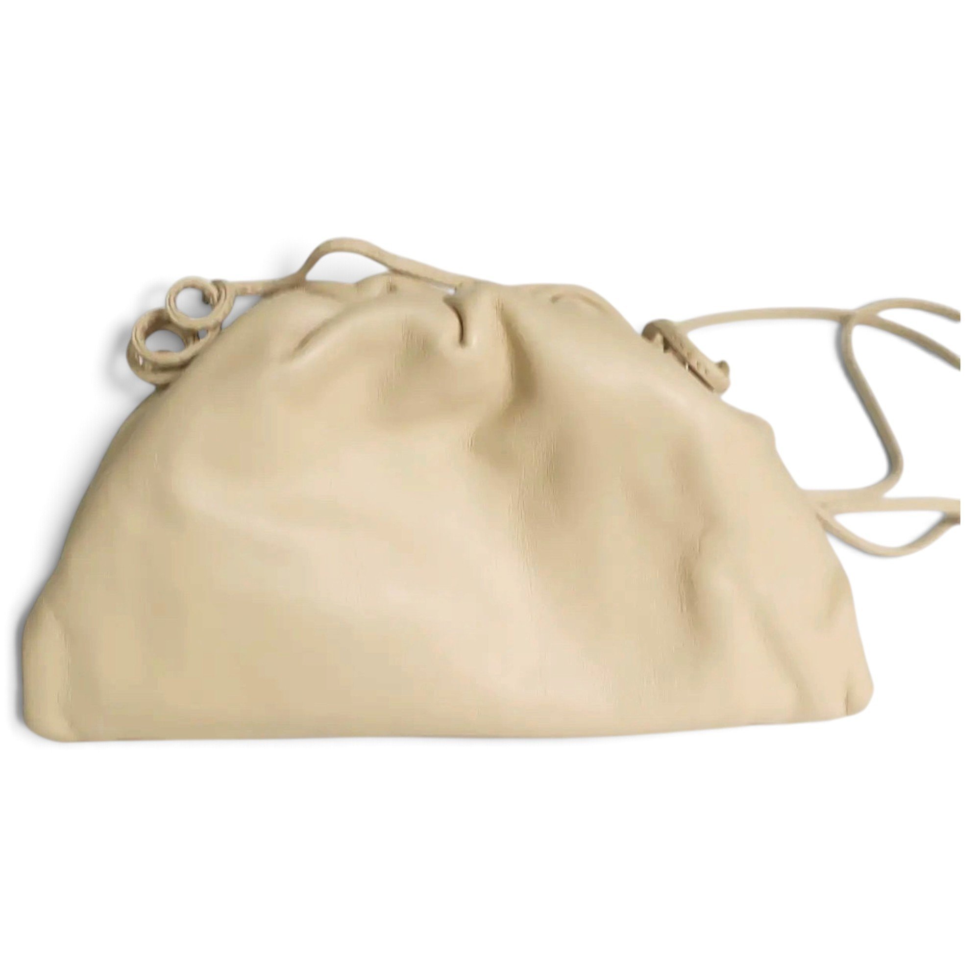 Pouch leather crossbody bag