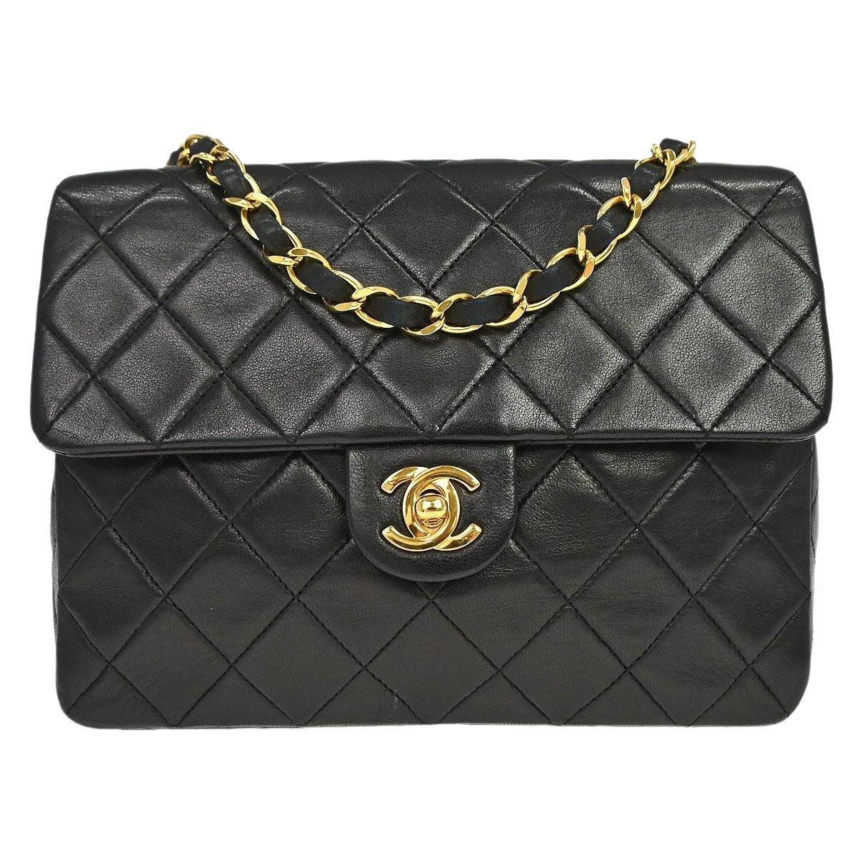 Trendy CC Flap leather handbag