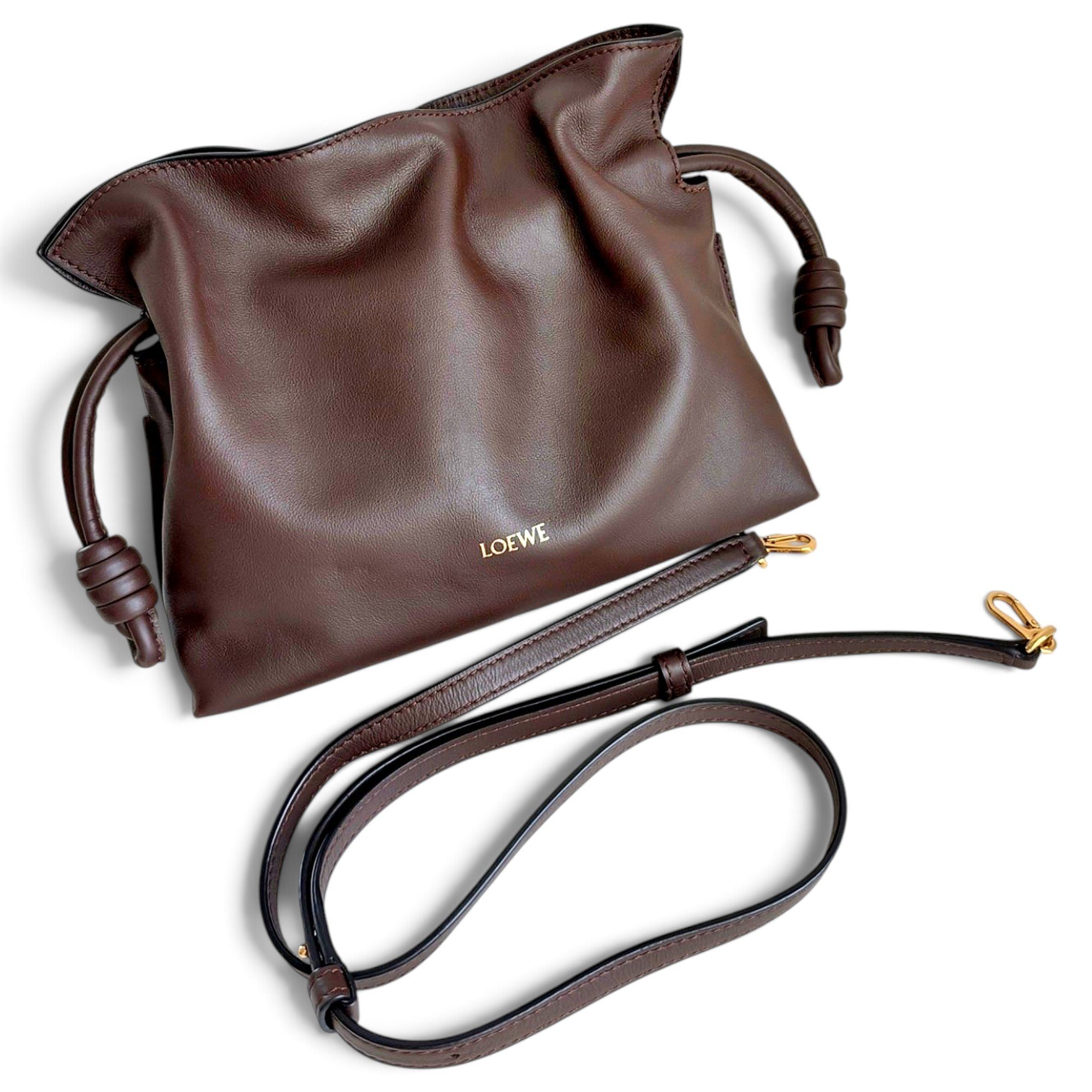 Flamenco leather crossbody bag