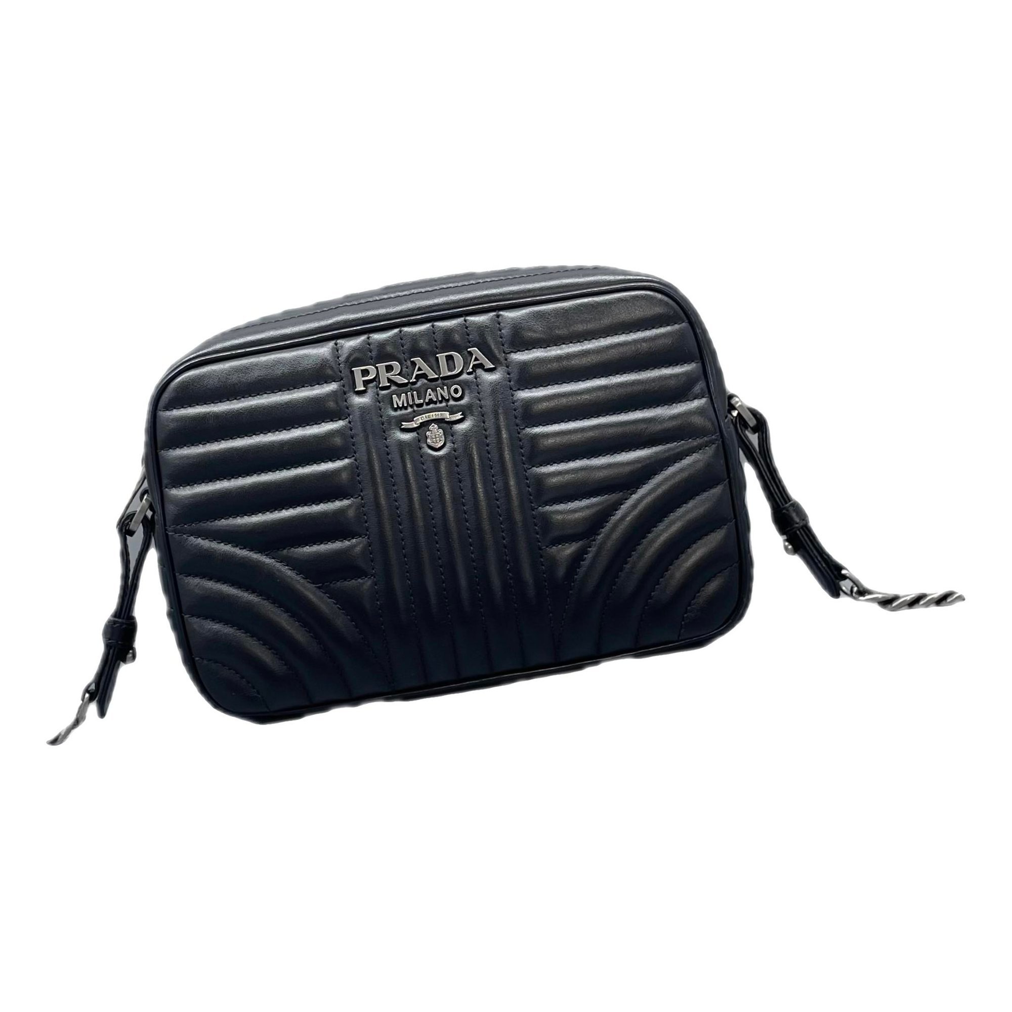 Diagramme leather handbag