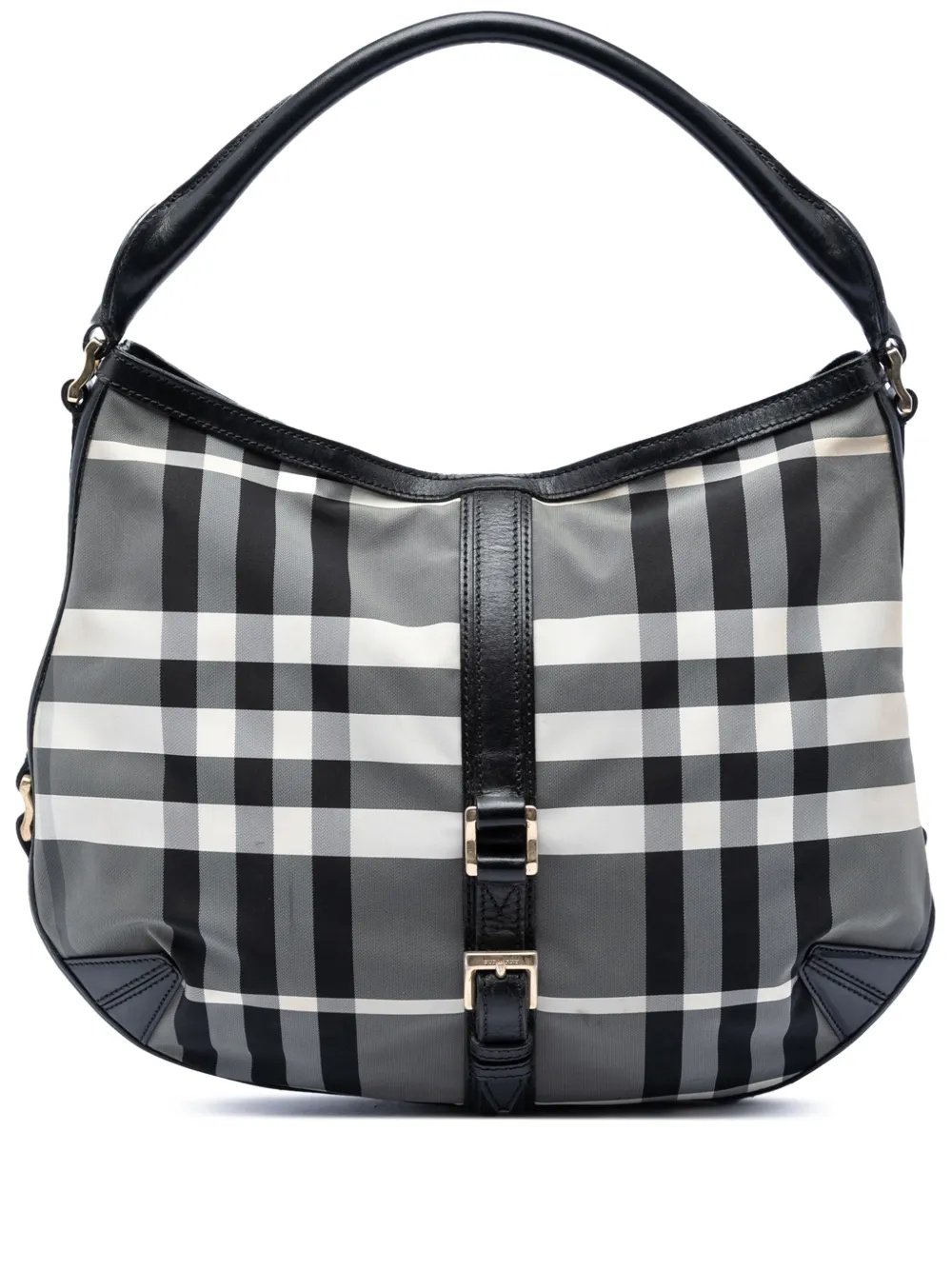 2000-2017 Check Nylon Grafton hobo bag