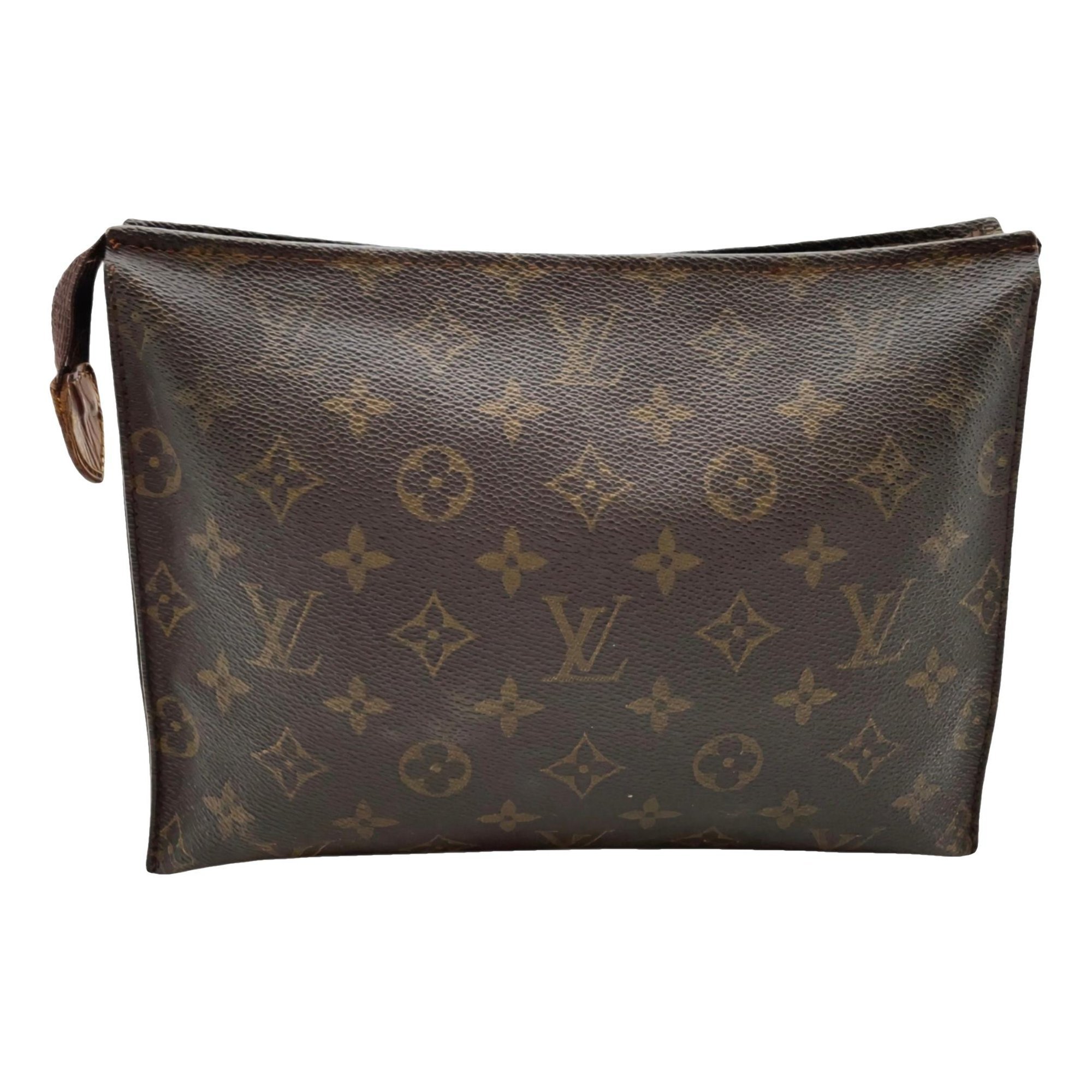 Poche toilette leather vanity case